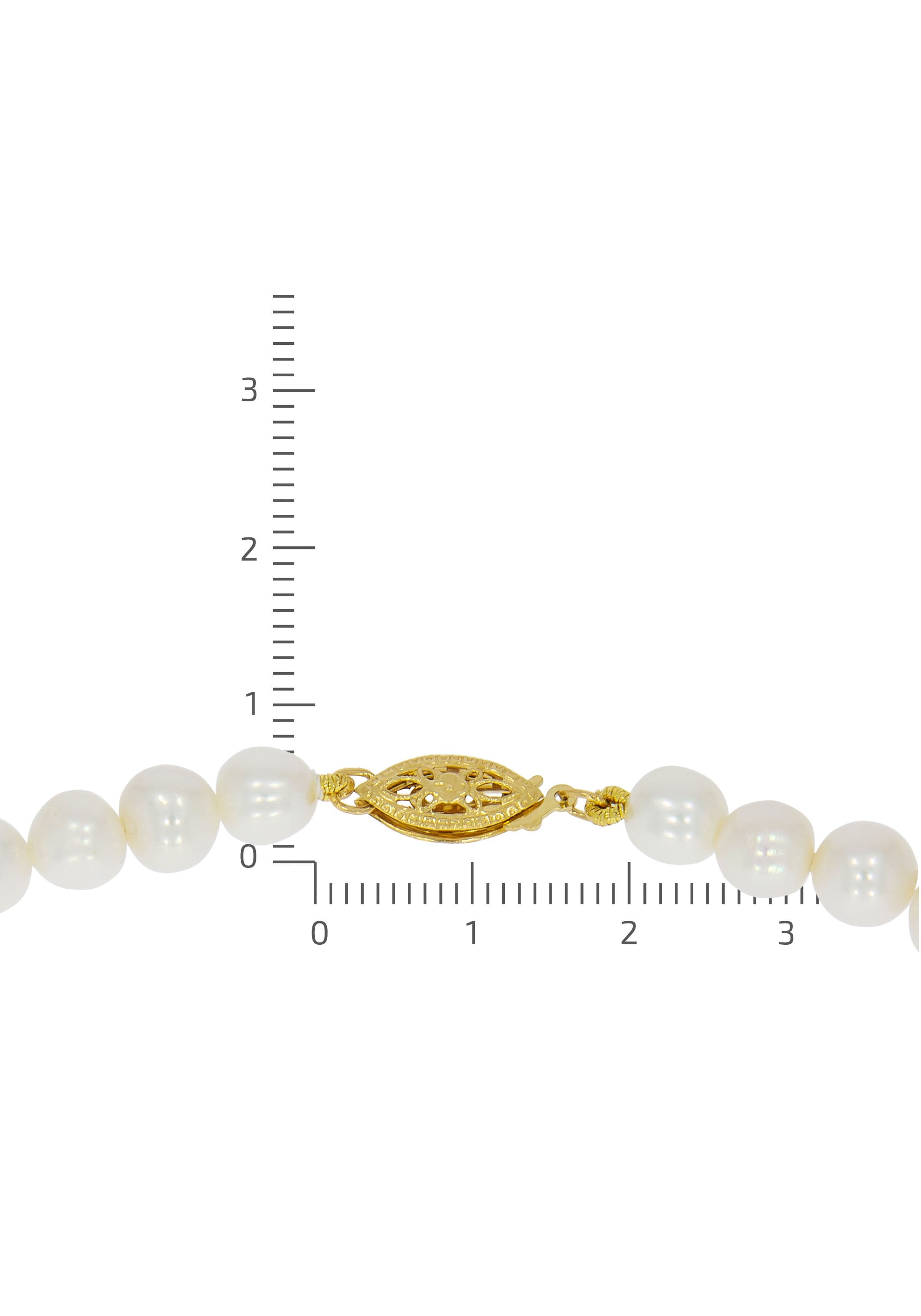 Firetti Perlenkette »Schmuck Geschenk Gold 585 Halsschmuck Halskette Perle«, mit Süßwasserzuchtperlen