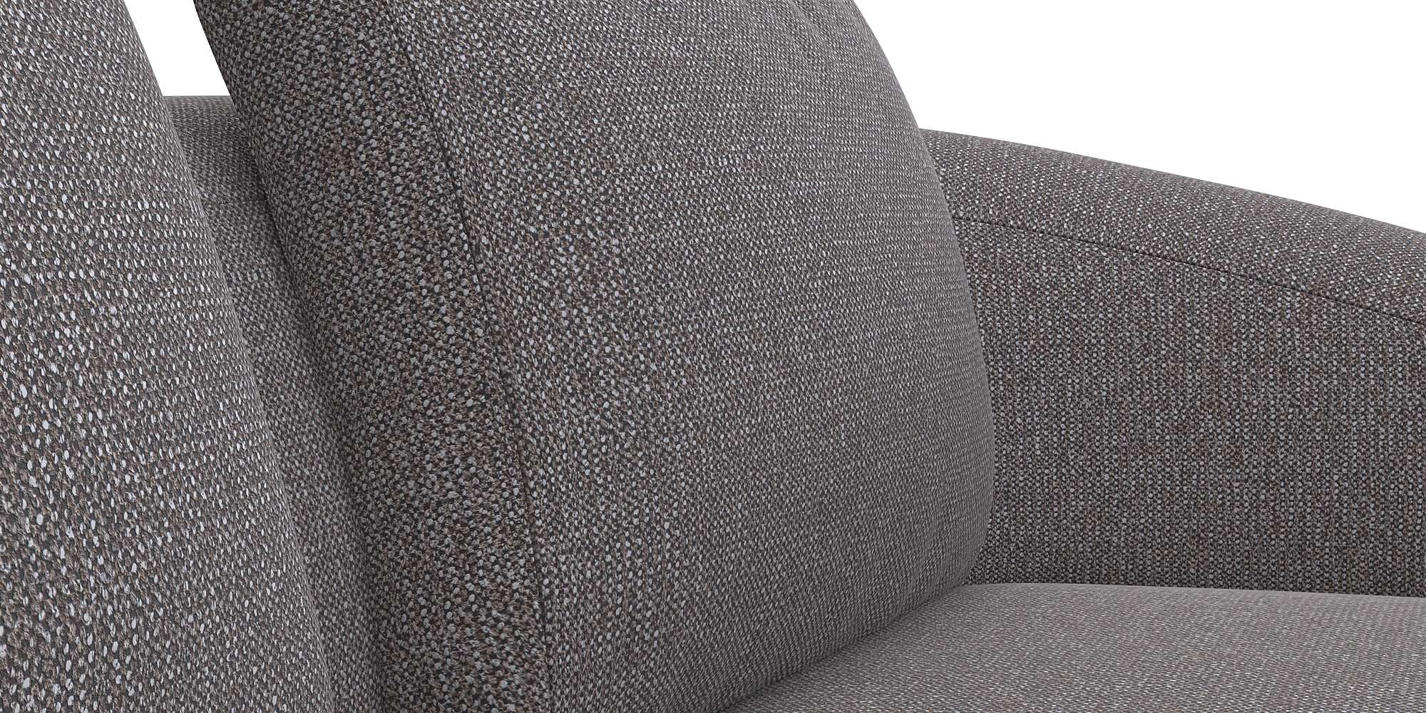 FLEXLUX Ecksofa »Torino, rund, L-Form, Sofa-Ecke mit Ottomane« Modernes, organisches Sofa-Design, Kaltschaum, Wellenunterfederung