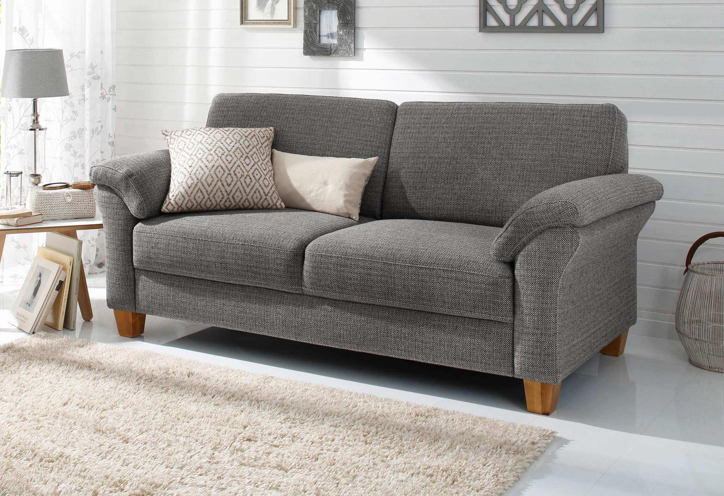 Home affaire 2-Sitzer "Borkum, B: 156cm" mit Federkern günstig online kaufen