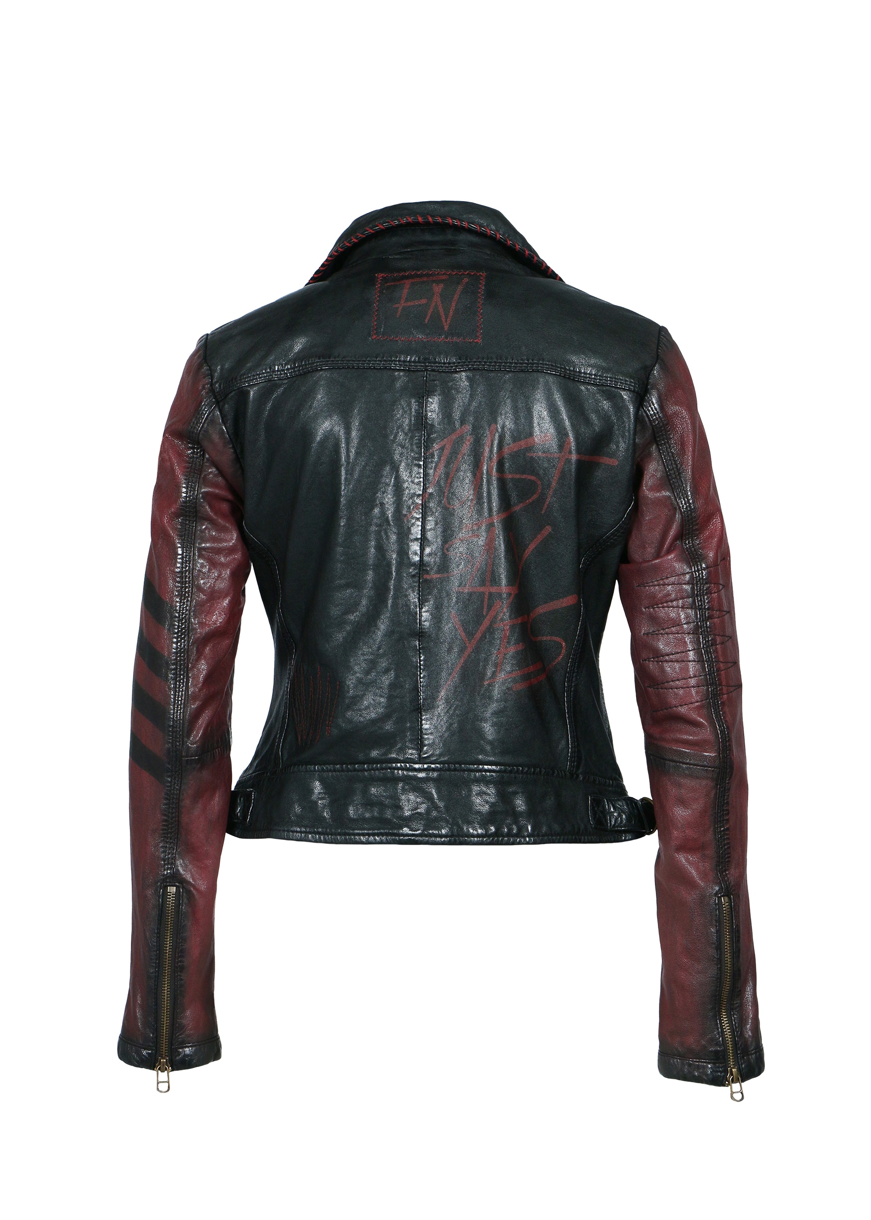 Freaky Nation Lederjacke »Blaze up-FN«