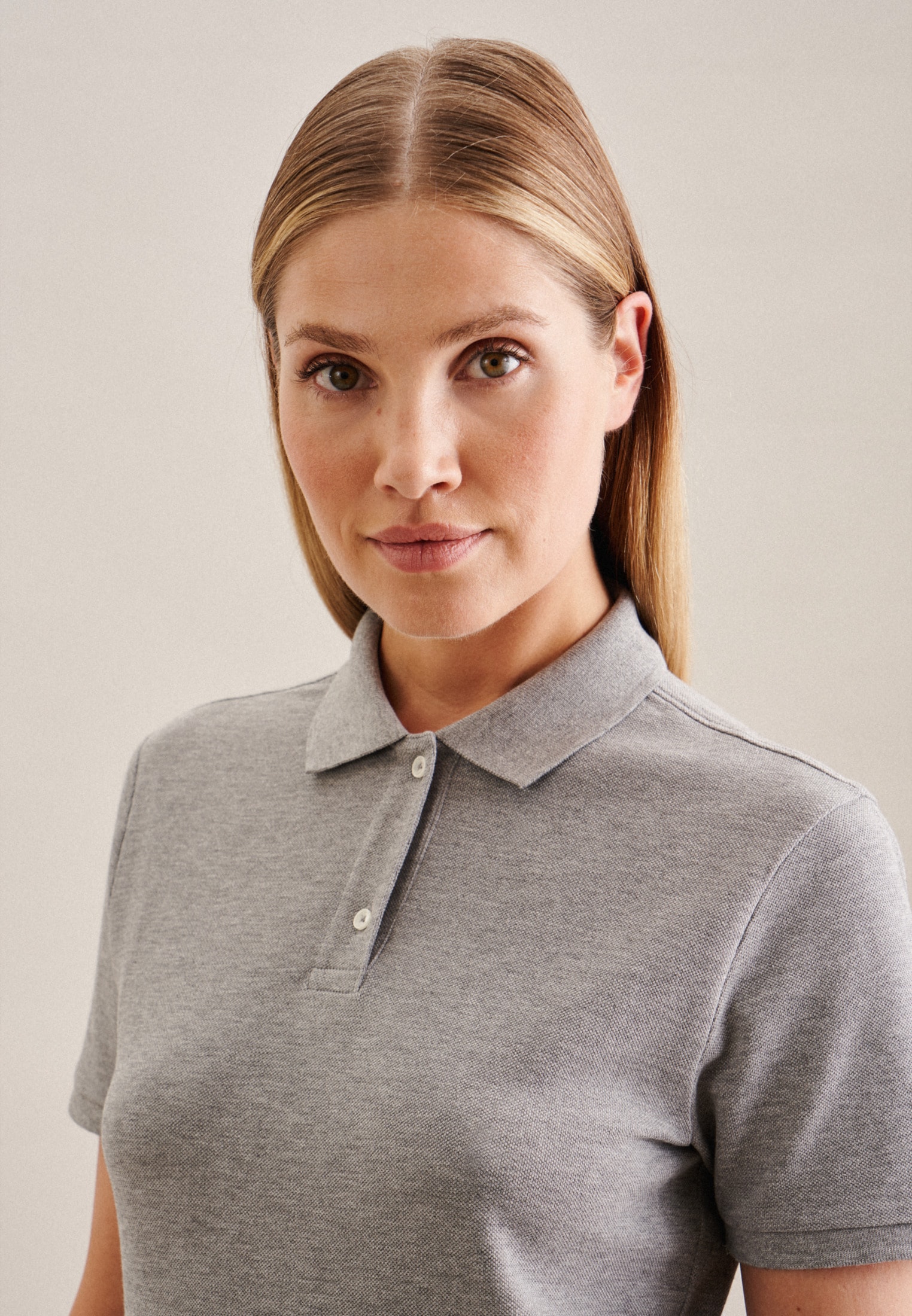 seidensticker Poloshirt »Schwarze Rose«, 1/2 Kragen Uni