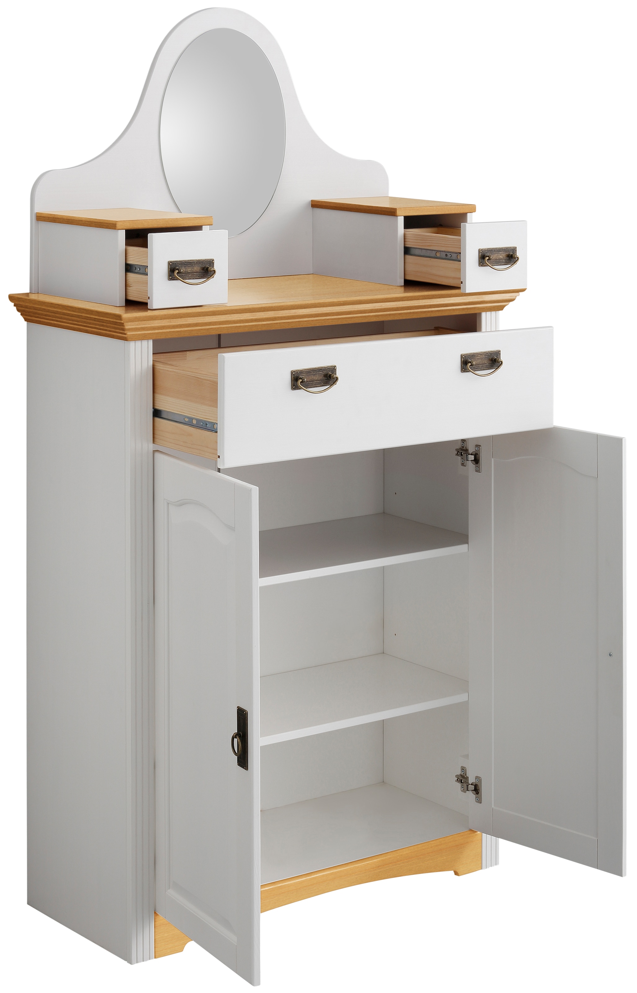 Home affaire Kombikommode »Konrad«, Breite 94 cm, aus massiver, FSC®-zertifizierter Kiefer