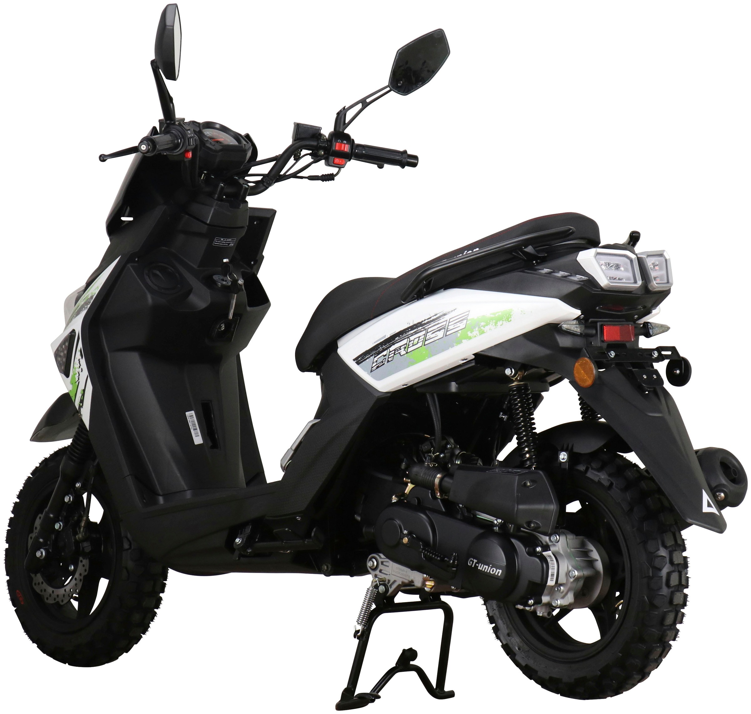GT UNION Motorroller »Cross 2.0 45«, 49,6 cm³, 45 km/h, Euro 5, 3 PS, Luftgekühlter Motor