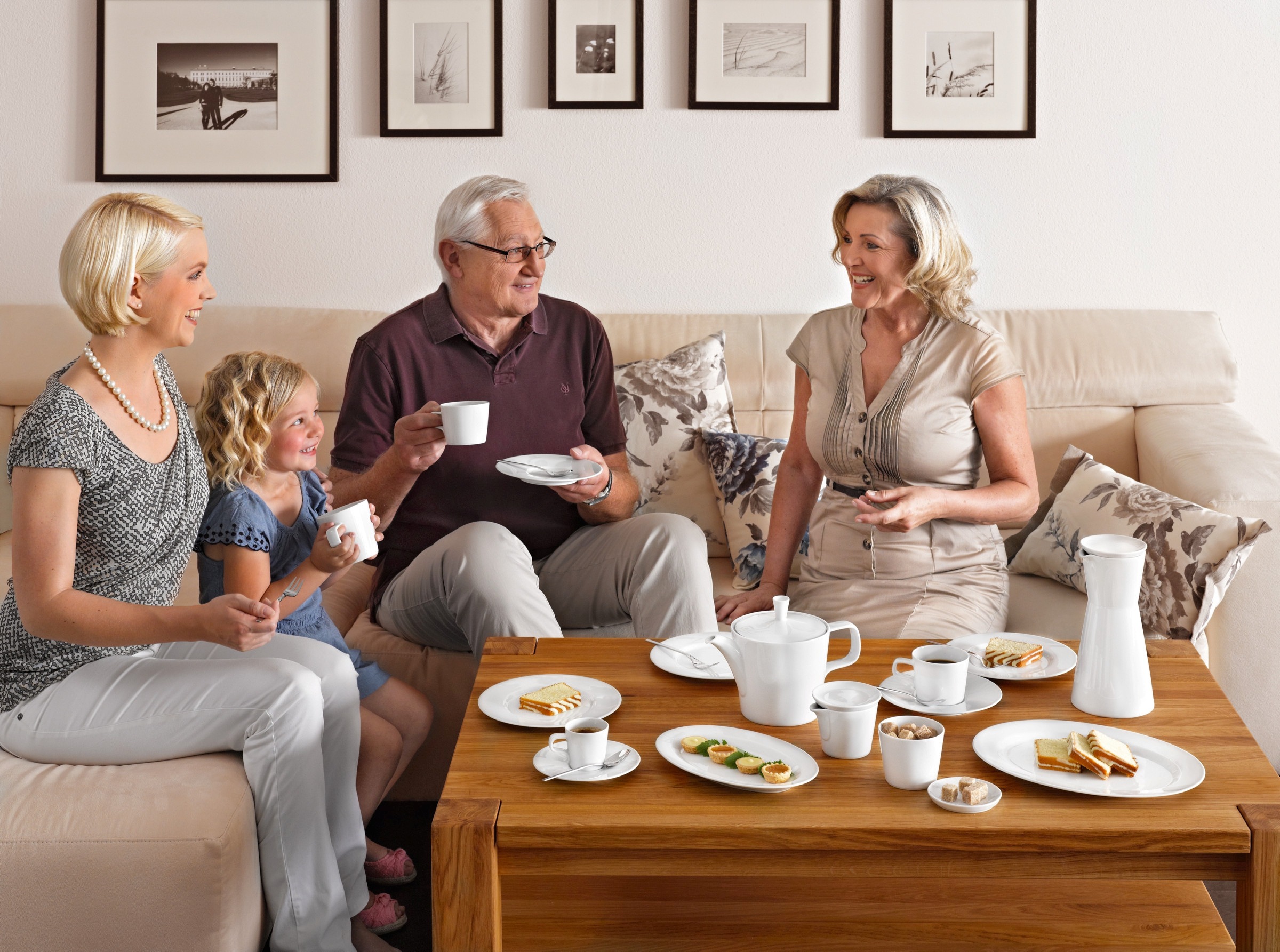 Seltmann Weiden Kaffeeservice »Geschirr-Set, Service No Limits«, (Set, 18 tlg.), Tassen, Teller, Untertassen, Made in Germany, 18 Teile, für 6 Personen