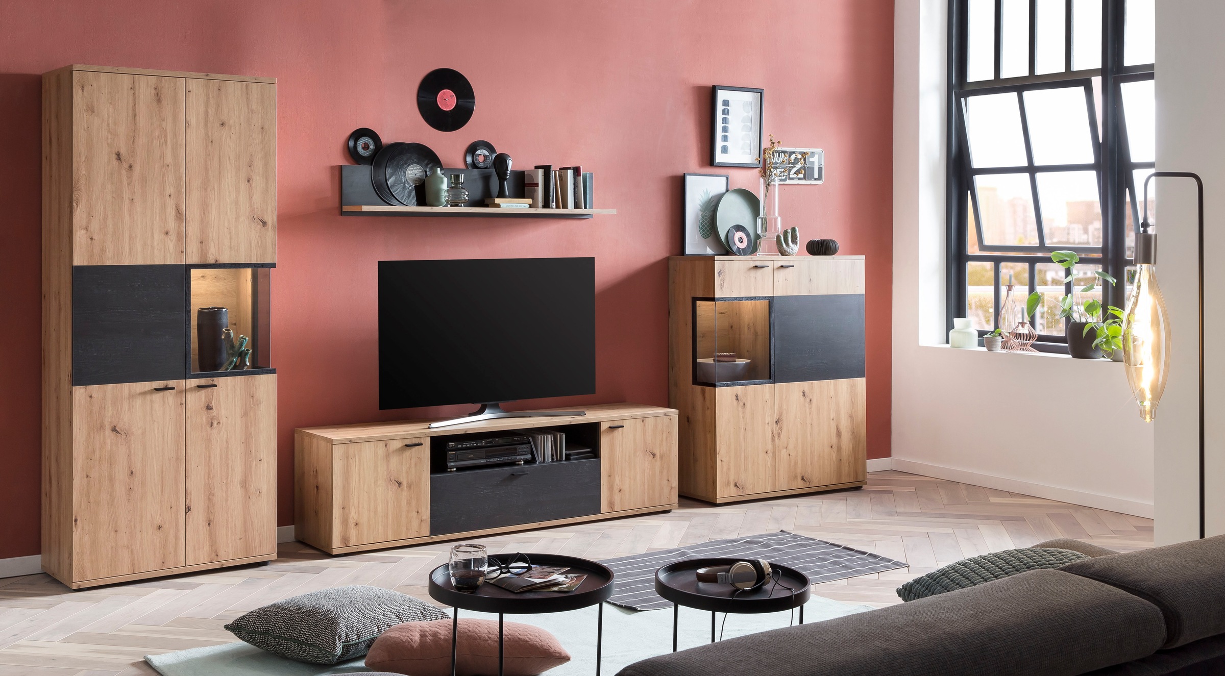 HELA Vitrine "Atlanta" Höhe 197 cm günstig online kaufen