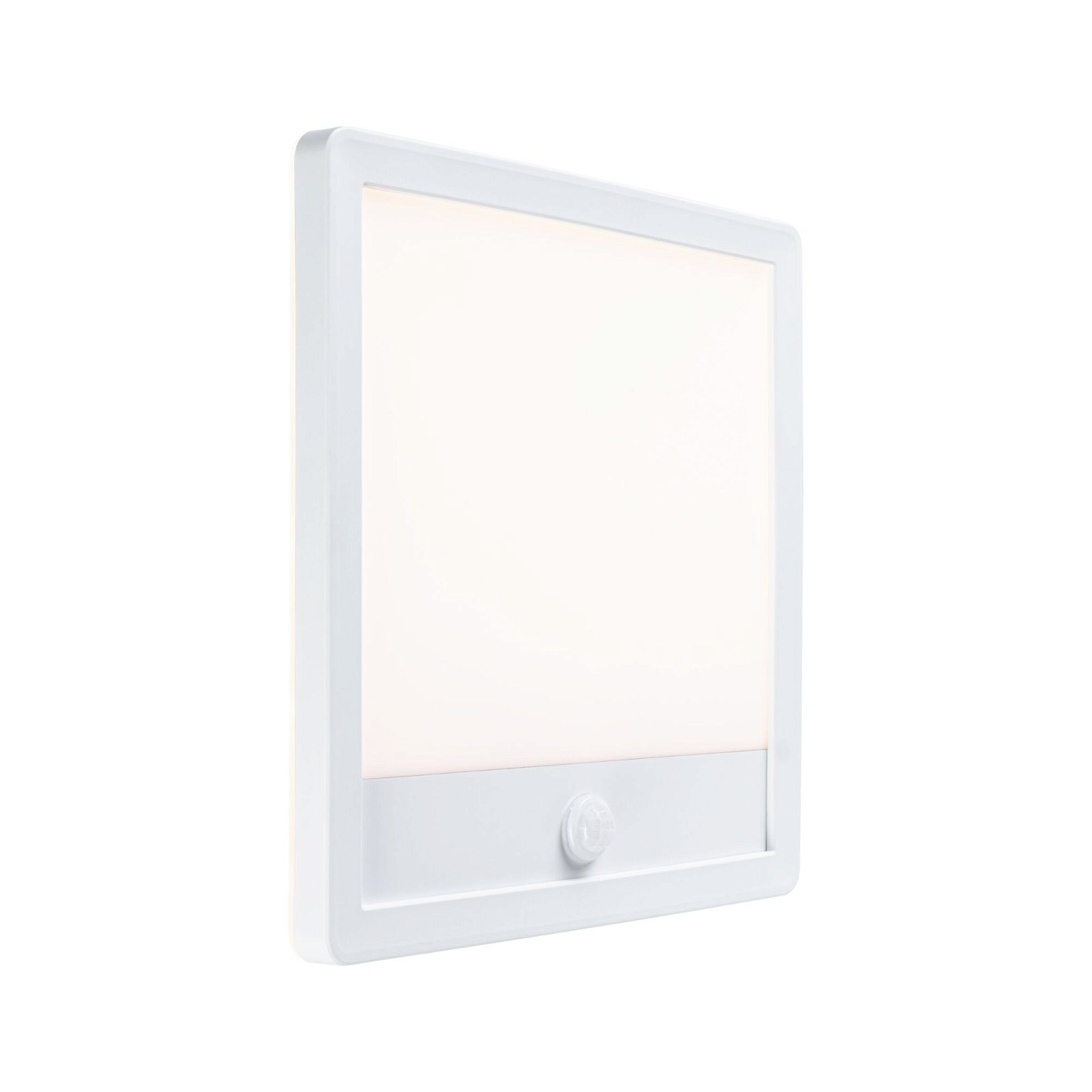 Paulmann LED Außen-Wandleuchte »Außenpanel Lamina 250x47mm 3000K 14,5W 950lm 230V Kunststoff«, 1 flammig, Backlight Bewegungsmelder seewasserresistent IP44 3000 K, eckig