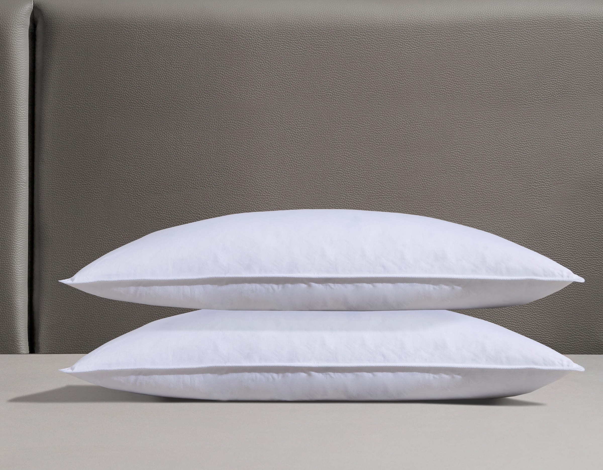 RIBECO Federkissen »Kopfkissen-Set Laram, Kissen mit Daunenanteil, in 40x80 günstig online kaufen