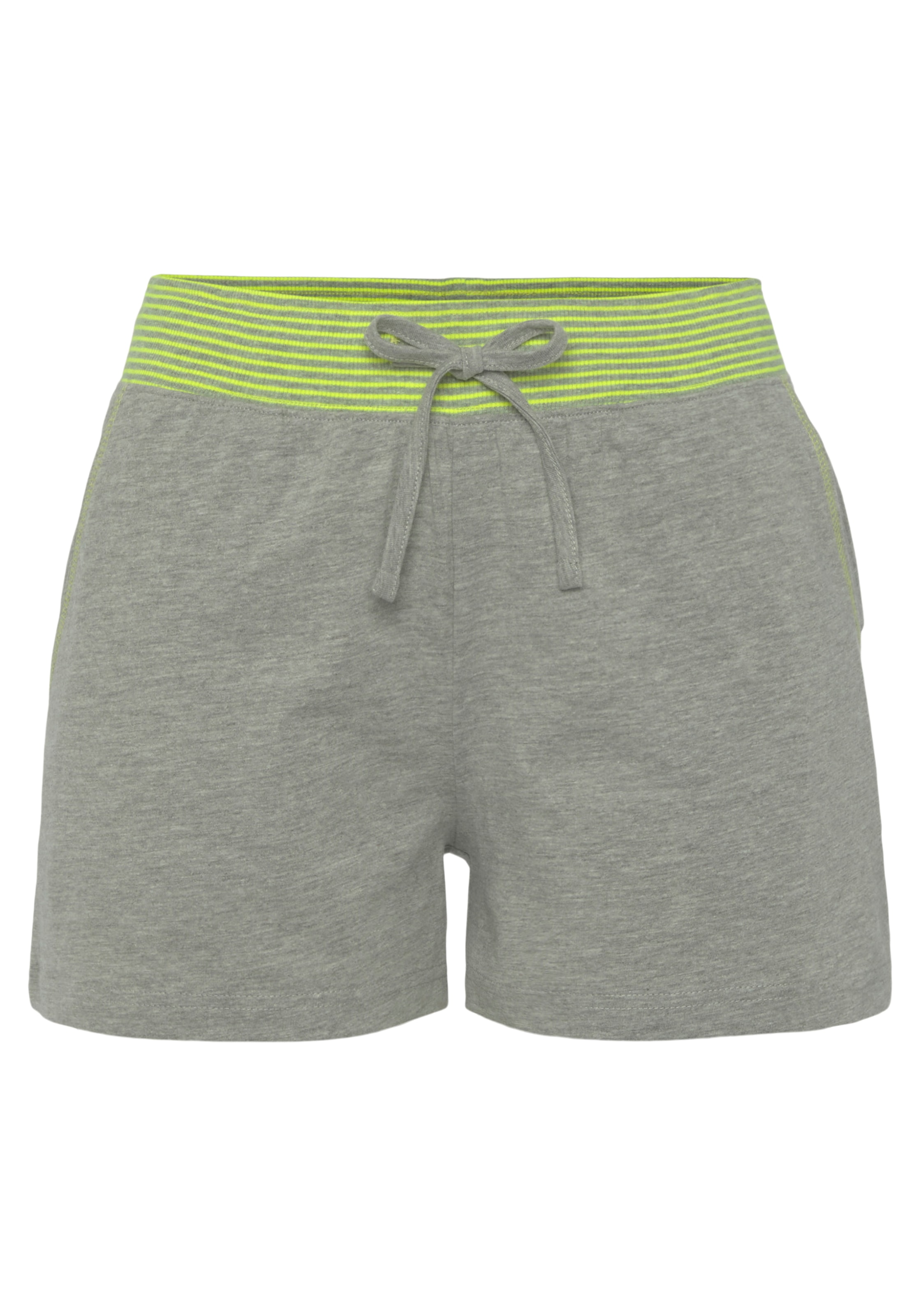 Vivance Dreams Shorty, (2 tlg.), mit dekorativen Flatlock-Nähten in Neonfarben