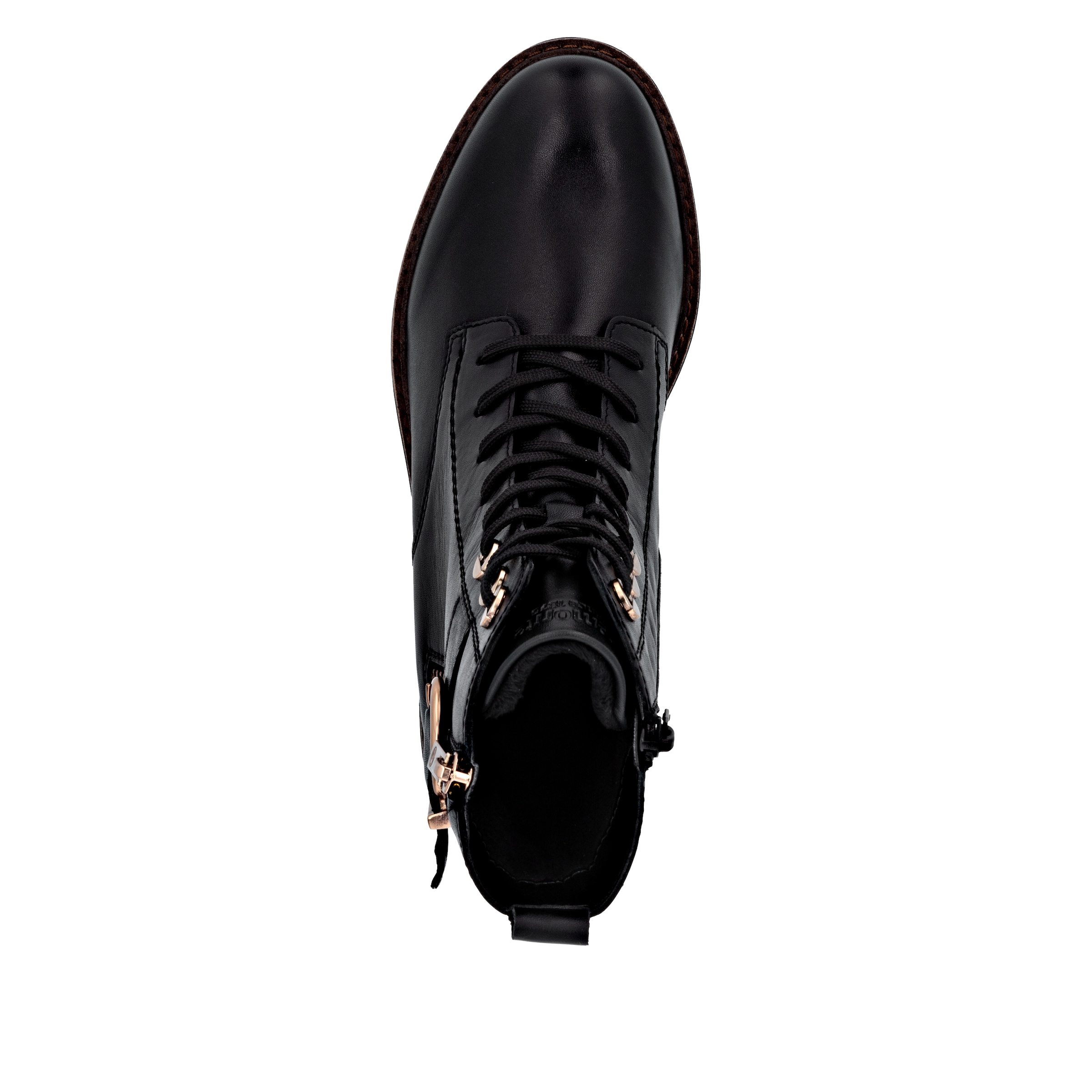 Remonte Schnürstiefelette, Schnürboots, Casual-Stiefelette, Blockabsatz, mit großer Zierschließe