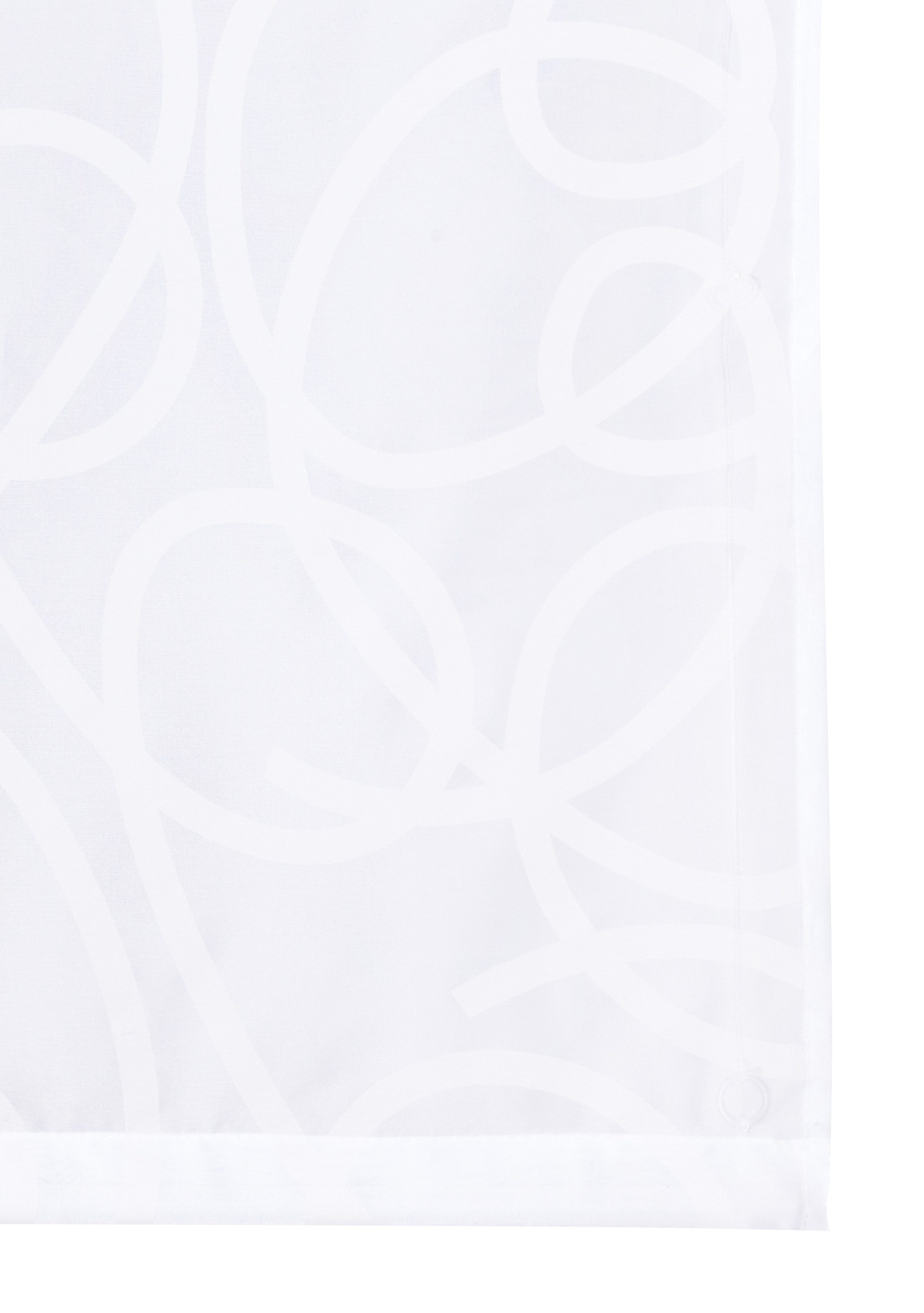 my home Raffrollo »Tanaro«, mit Schlaufen, Halbtransparent, Voile, Polyester