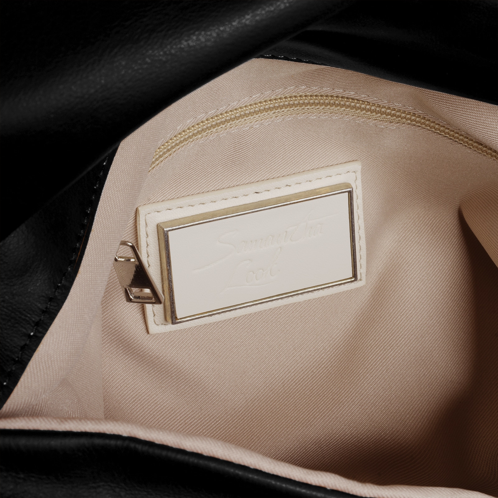 Samantha Look Henkeltasche, echt Leder, Made in Italy