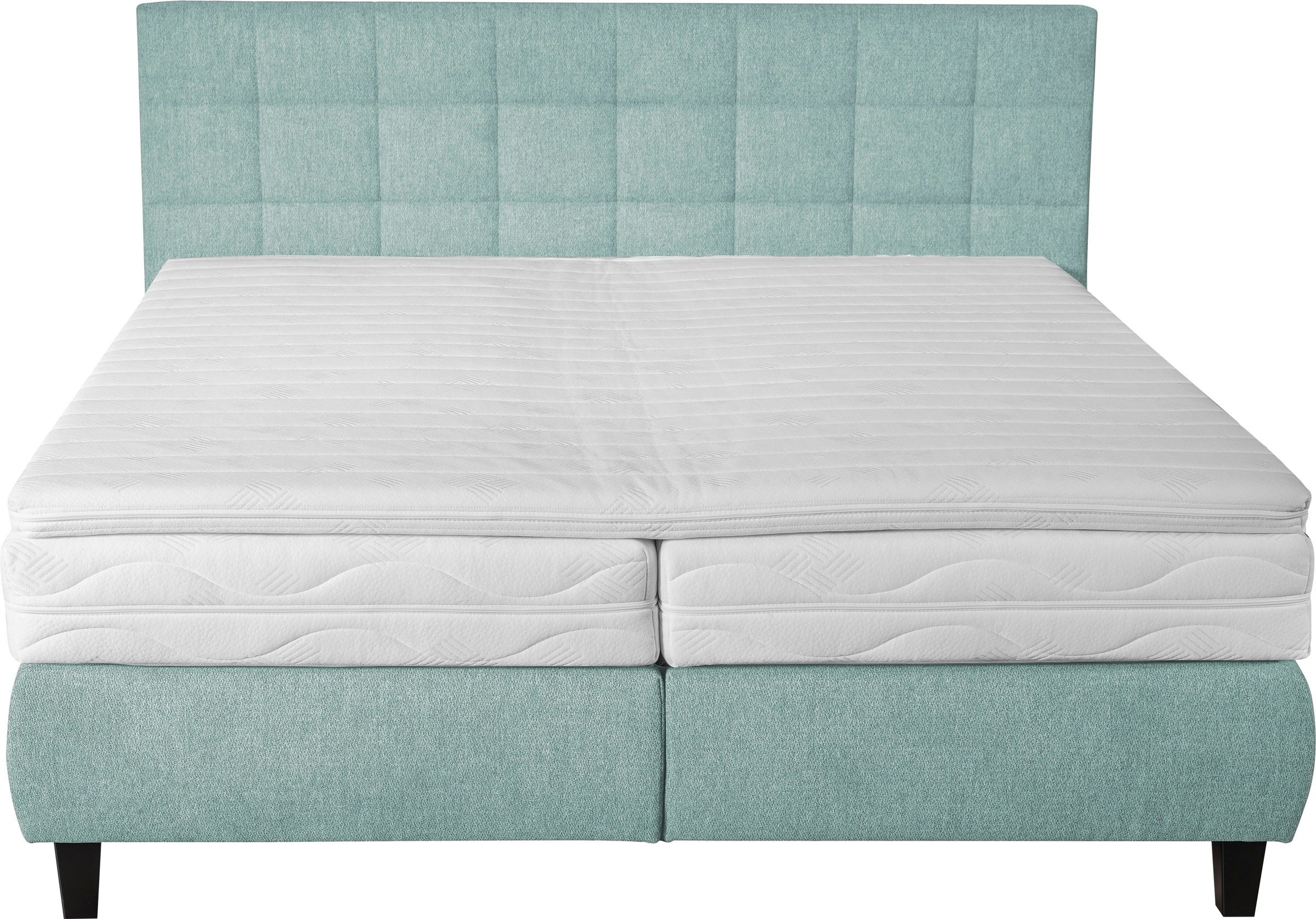 alina Boxspringbett »Edera«, Doppelbett wahlweise mit Topper, Liegefläche 180x200 cm, mit Steppung