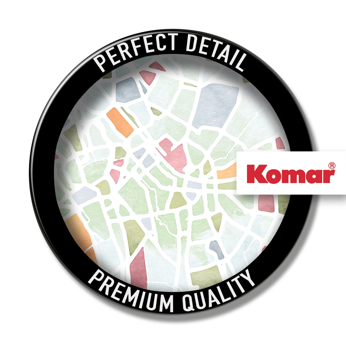 Komar Fototapete »Komar Vlies Fototapete - City Map - Größe 150 x 250 cm«, günstig online kaufen