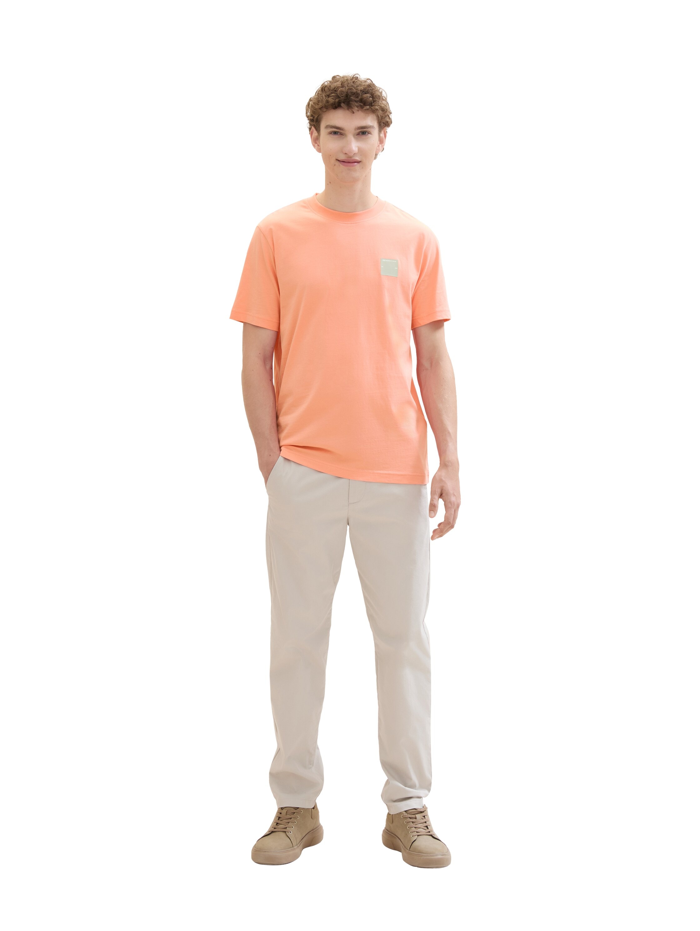 TOM TAILOR Denim Chinohose, mit seitlichen Eingrifftaschen