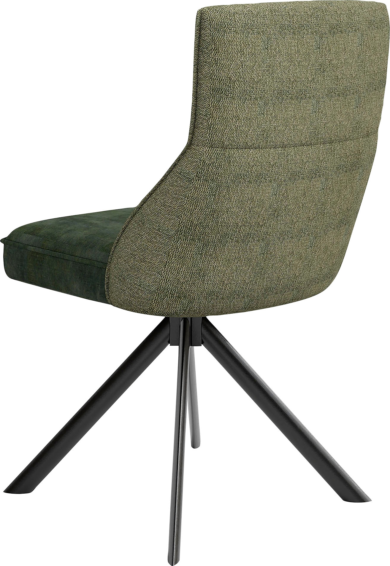 byLIVING Esszimmerstuhl »California«, (Set), 2 St., Samtstoff Velvet-Webstoff, 2er-Set, mit Taschenfederkern, 180 Grad drehbar mit Rückholfunktion