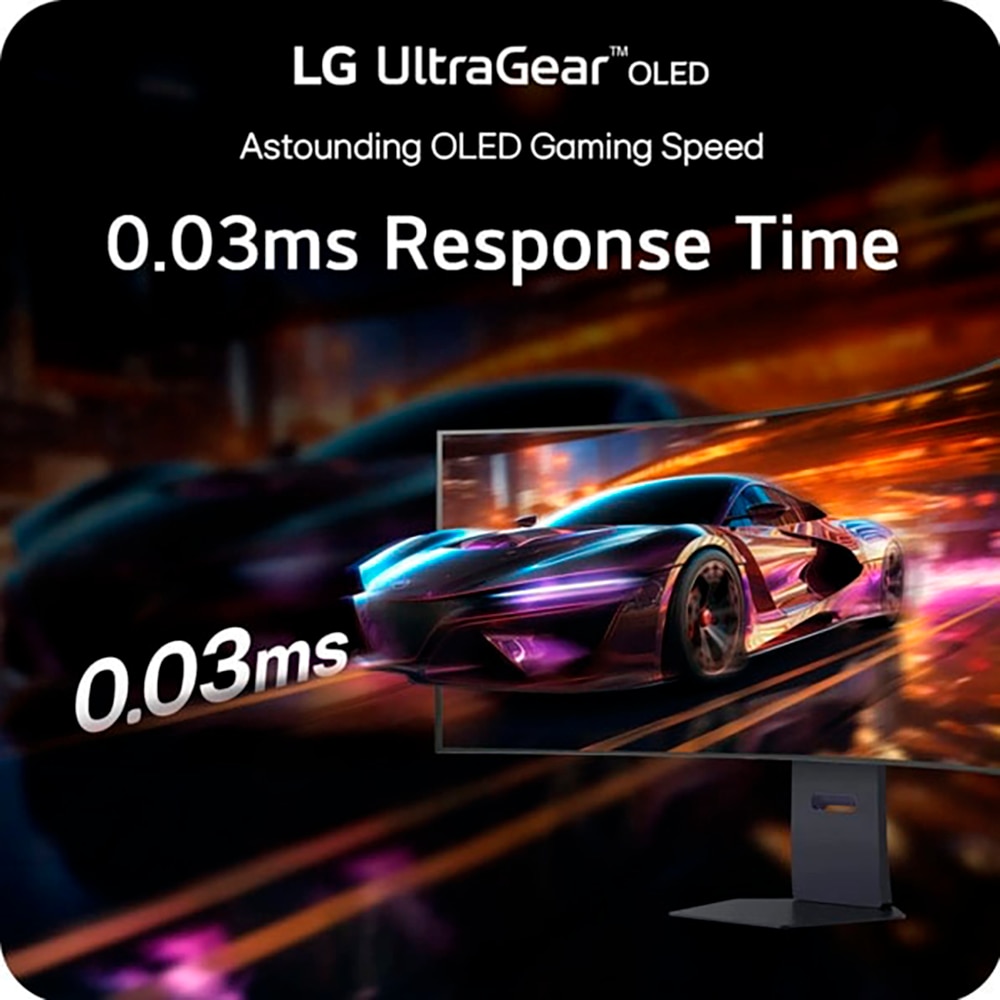 LG Curved-Gaming-OLED-Monitor »45GX950A«, 113 cm/45 Zoll, 5120 x 2160 px, 5K2K, 0,03 ms Reaktionszeit, 165 Hz