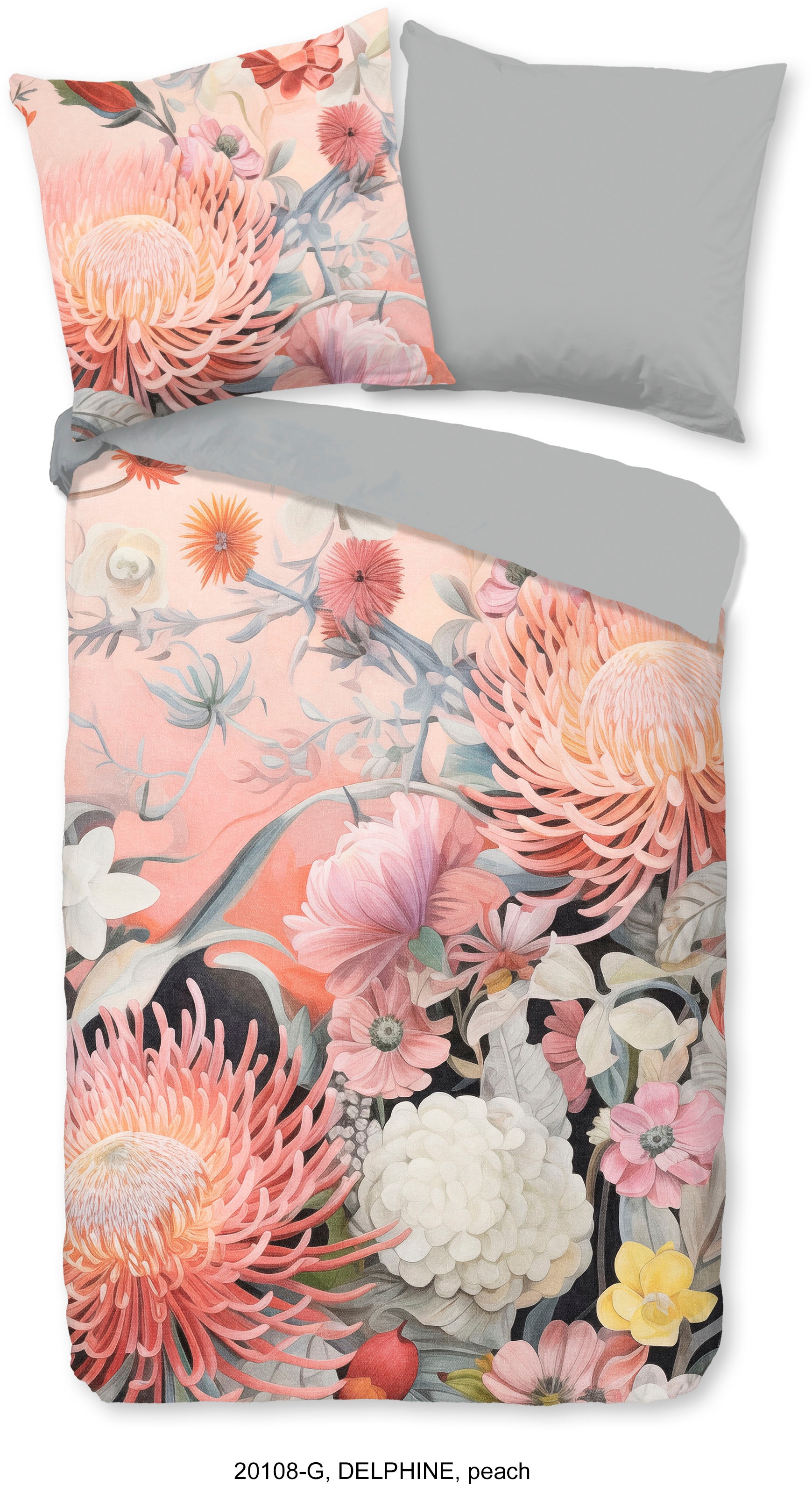 good morning Wendebettwäsche »Delphine« 3 Stk. tlg. 100% Baumwolle, Renforc günstig online kaufen