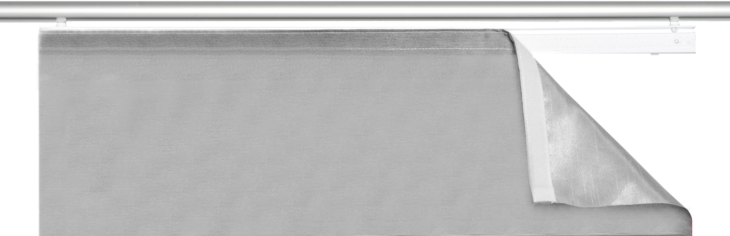 HOME WOHNIDEEN Schiebegardine »Uni«, (1 St.), HxB: 245x60, SCHIEBEVORHANG LEINENSTRUKTUR