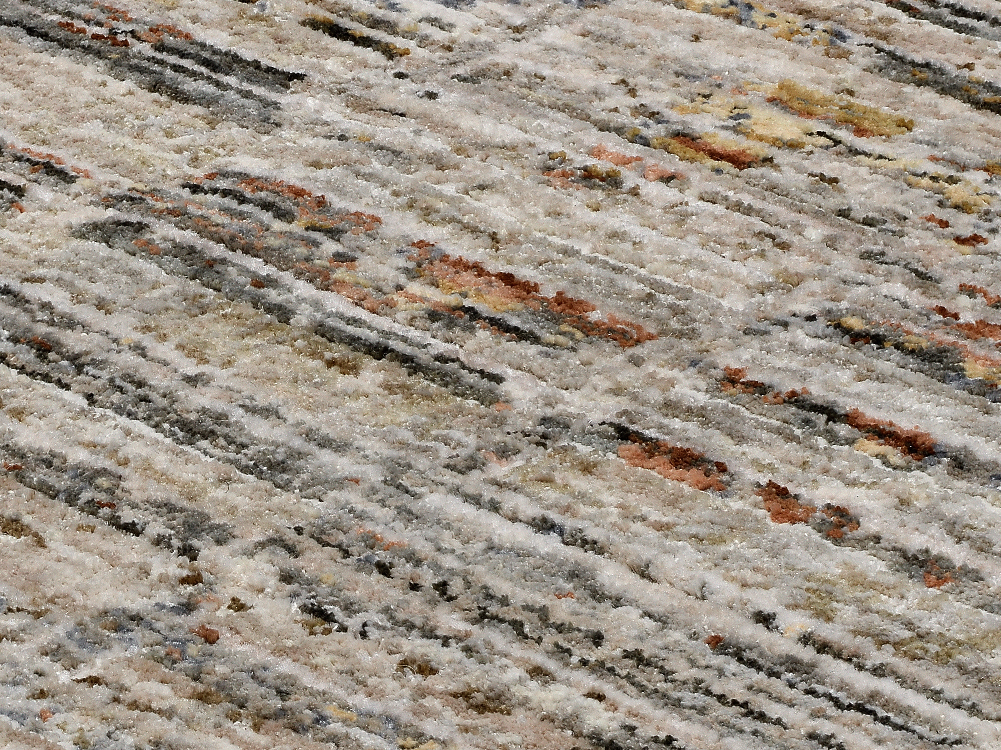 OCI DIE TEPPICHMARKE Teppich »OMEN GRID , auch in quadratischer Form« rechteckig 6 mm Höhe Design Kurzflor Teppich, leichter Glanz, mit Fransen,  Wohnzimmer