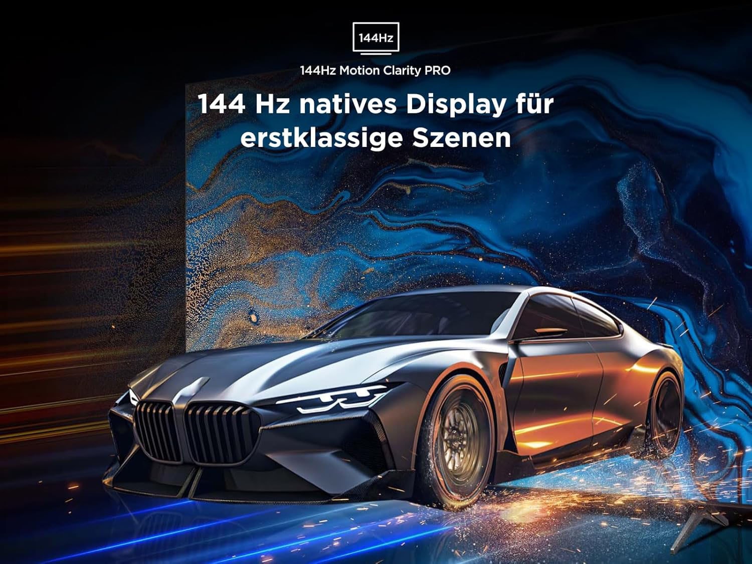 TCL LED-Fernseher »55C7K« 139 cm/55 ″ Smart-TV 4K QD-Mini LED, 144Hz, HVA Panel, Dolby Atmos, Google TV