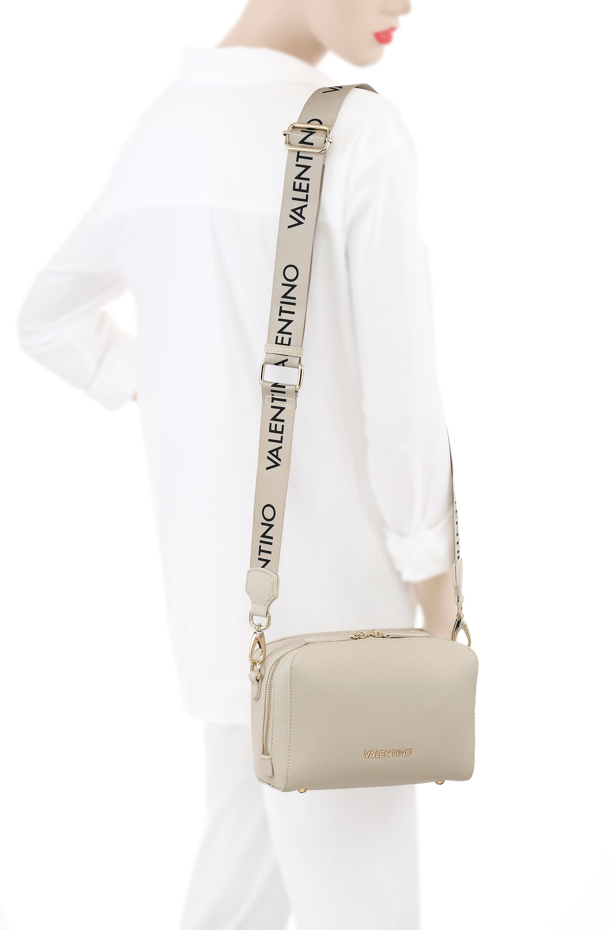 VALENTINO BAGS Mini Bag »PATTIE« Damen Umhängetasche, Handtasche mit Logoschriftzügen