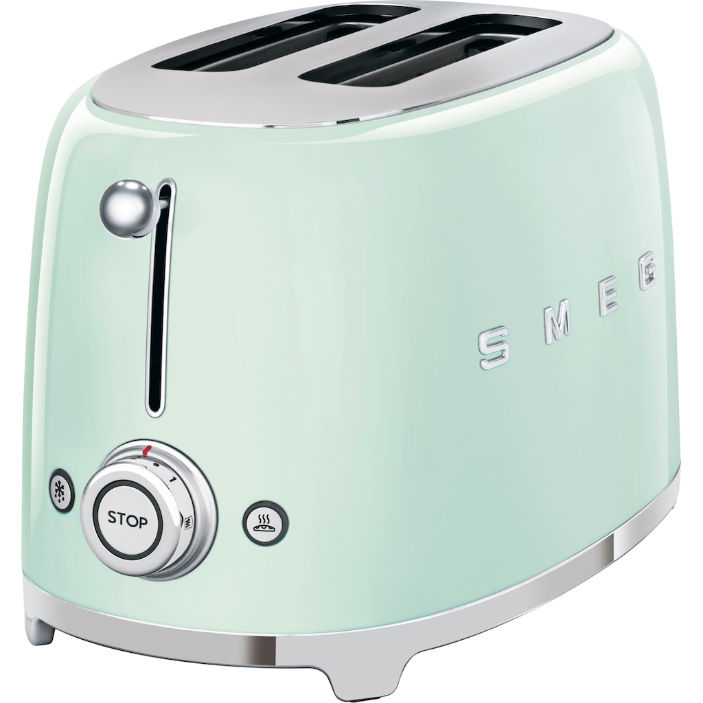 Smeg Toaster »TSF01PGEU«, 2 kurze Schlitze, für 2 Scheiben, 950 W