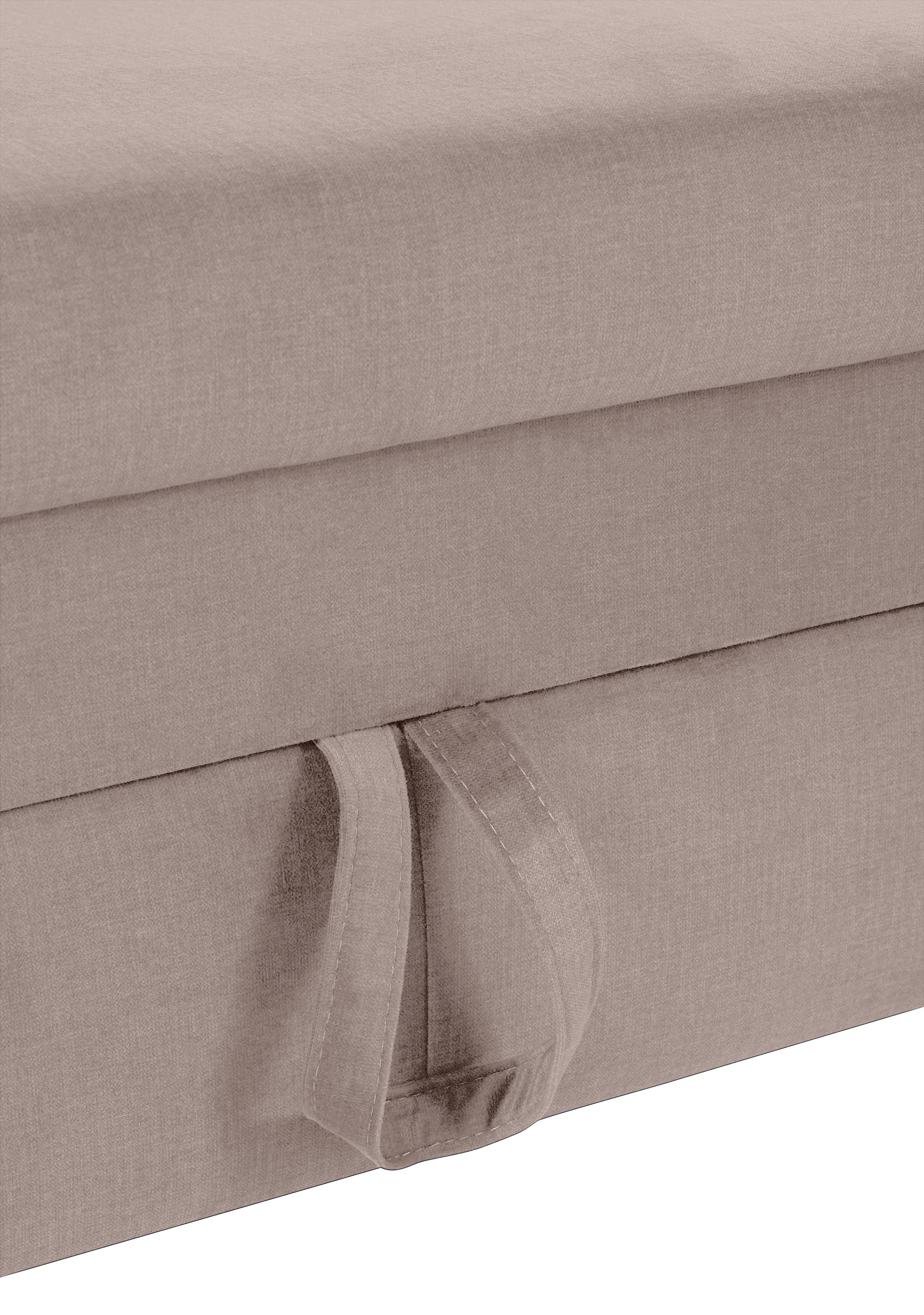 COTTA Ecksofa »Morven L-Form mit Kopfteilverstellung«, wahlweise mit Bettfunktion, Bettkasten & Wireless-Charger