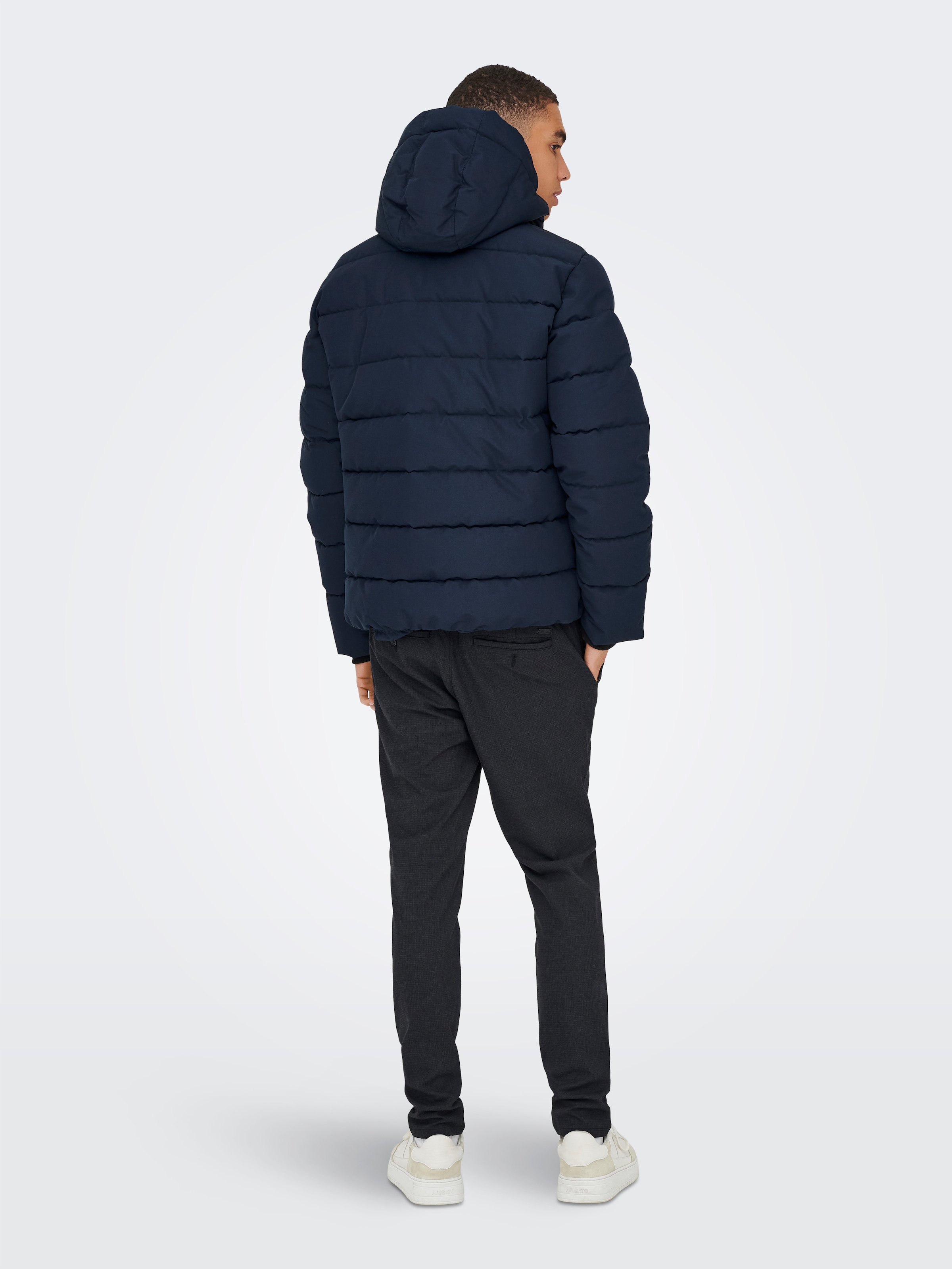 ONLY & SONS Steppjacke »ONSCAYSON PUFFA OTW NOOS« mit Kapuze