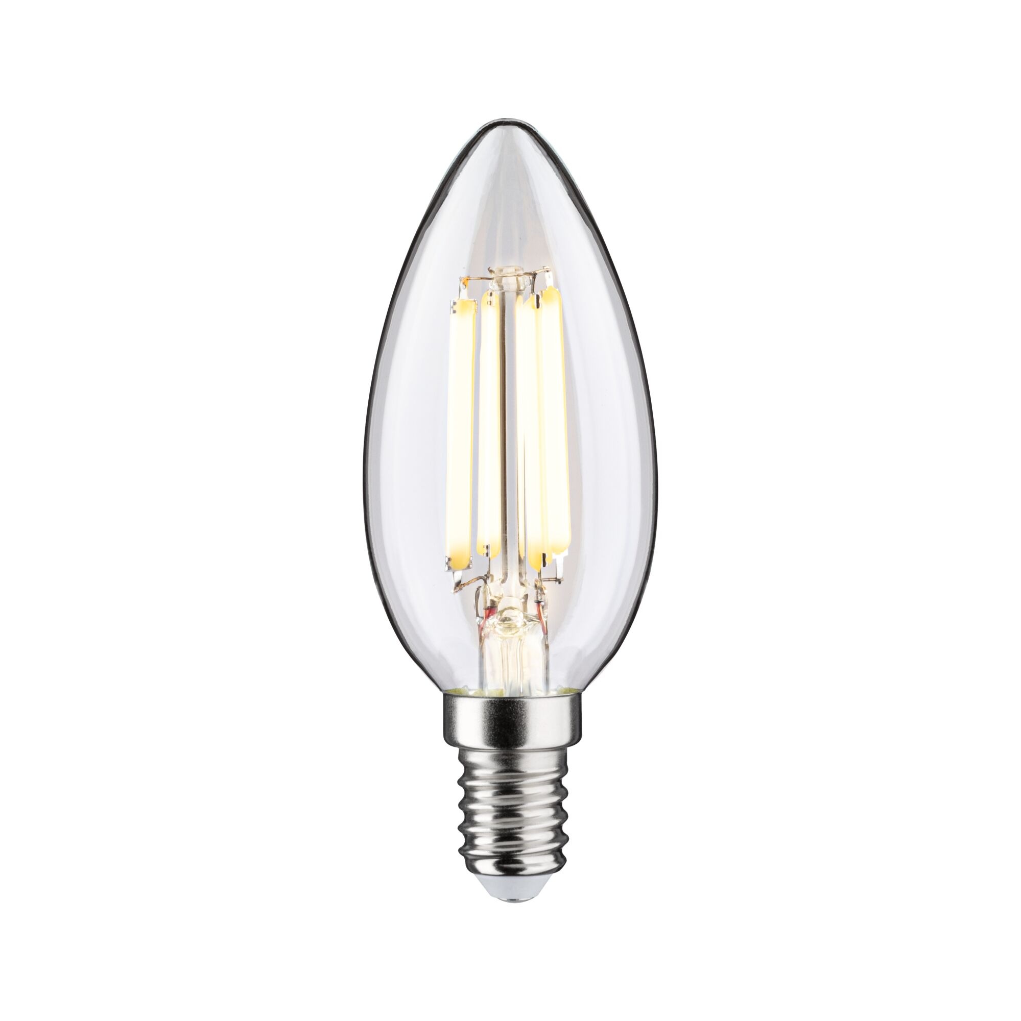 Paulmann LED-Leuchtmittel »Eco-Line Filament 230V LED Kerze E14 1er-Set 525lm 2,5W 3000K Klar«, E14, 1 St., Warmweiß