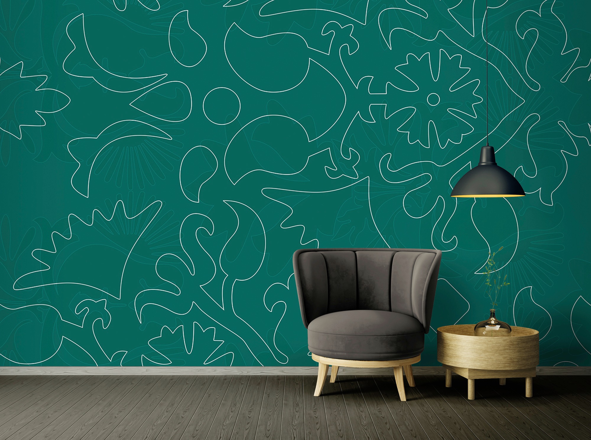 Architects Paper Fototapete »Atelier 47 Adornment 3« floral glatt Abstrakt günstig online kaufen