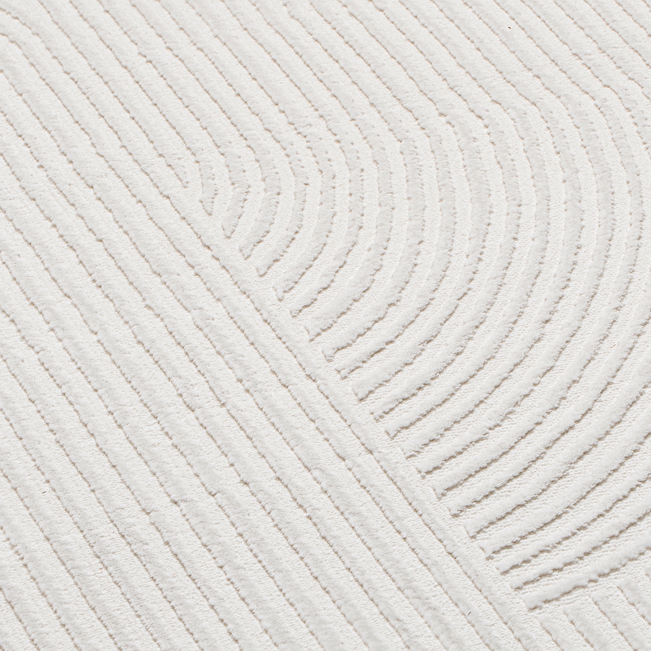 Sehrazat Teppich »Moda 1100 , auch als Läufer« rund 11 mm Höhe Kurzflor, grafisches Hoch Tief  Muster, Wohnzimmer