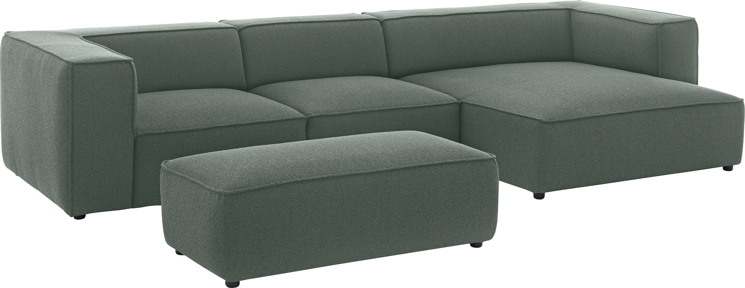 W.SCHILLIG Hocker »around-the-block«, mit eleganter Biese