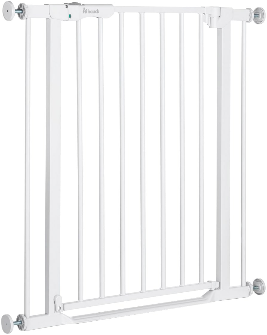 Hauck Türschutzgitter »Clear Step Autoclose 2, White«, auch als Treppenschutzgitter verwendbar; 75-80, flacher Durchgang