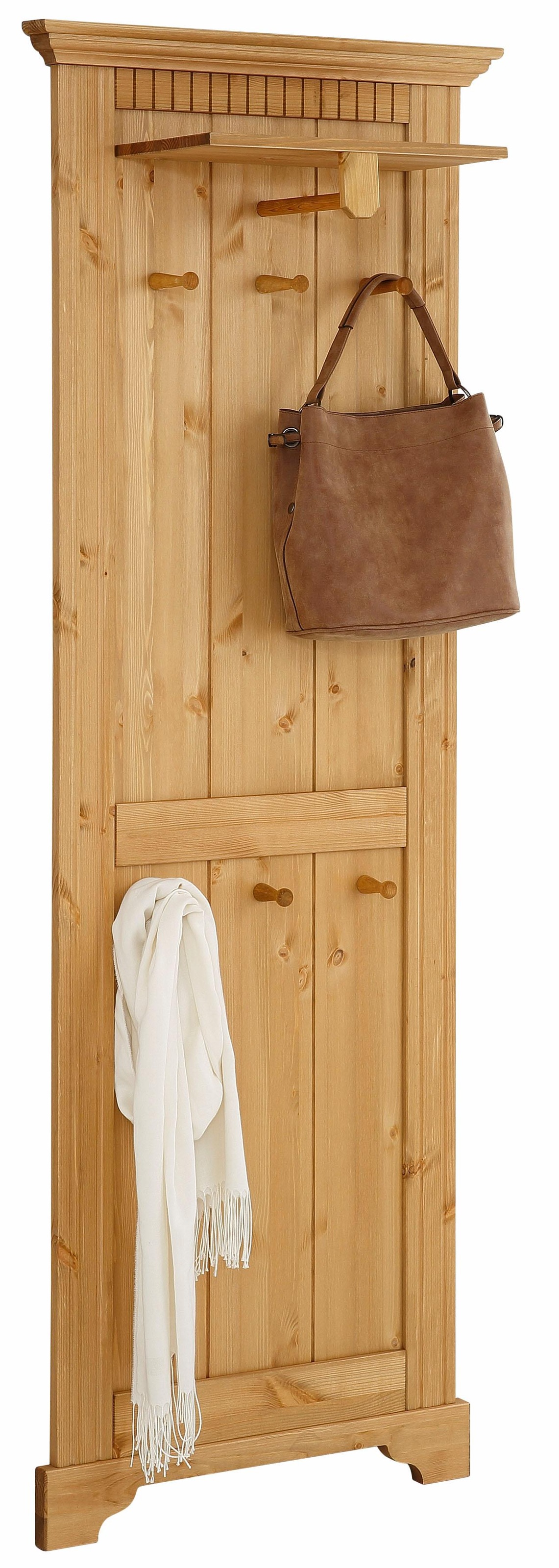 Home affaire Garderobenpaneel "Rustic" aus massiver Kiefer, Höhe 190 cm, mi günstig online kaufen