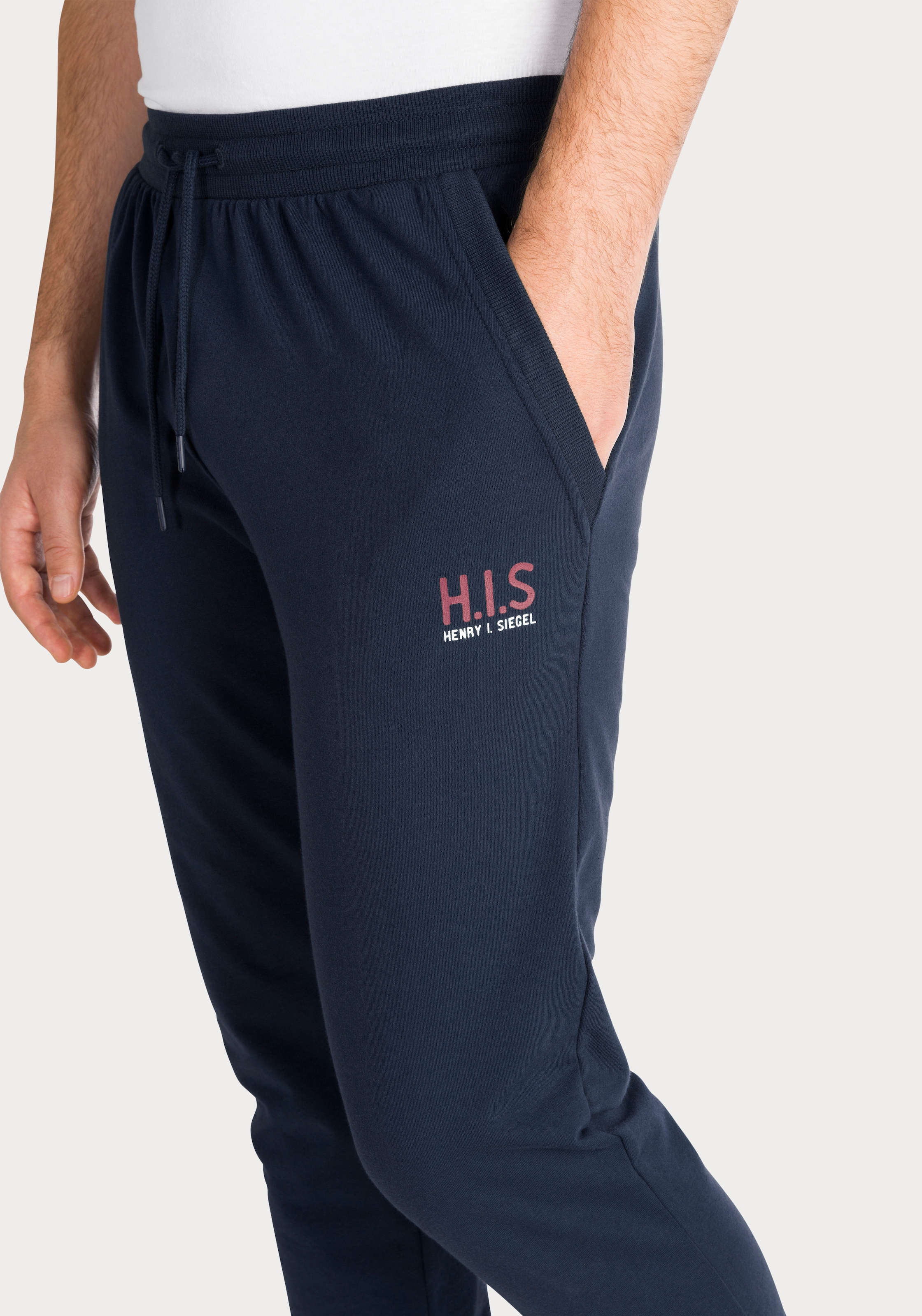 H.I.S Sweathose, Jogginghose mit kleinem Logodruck