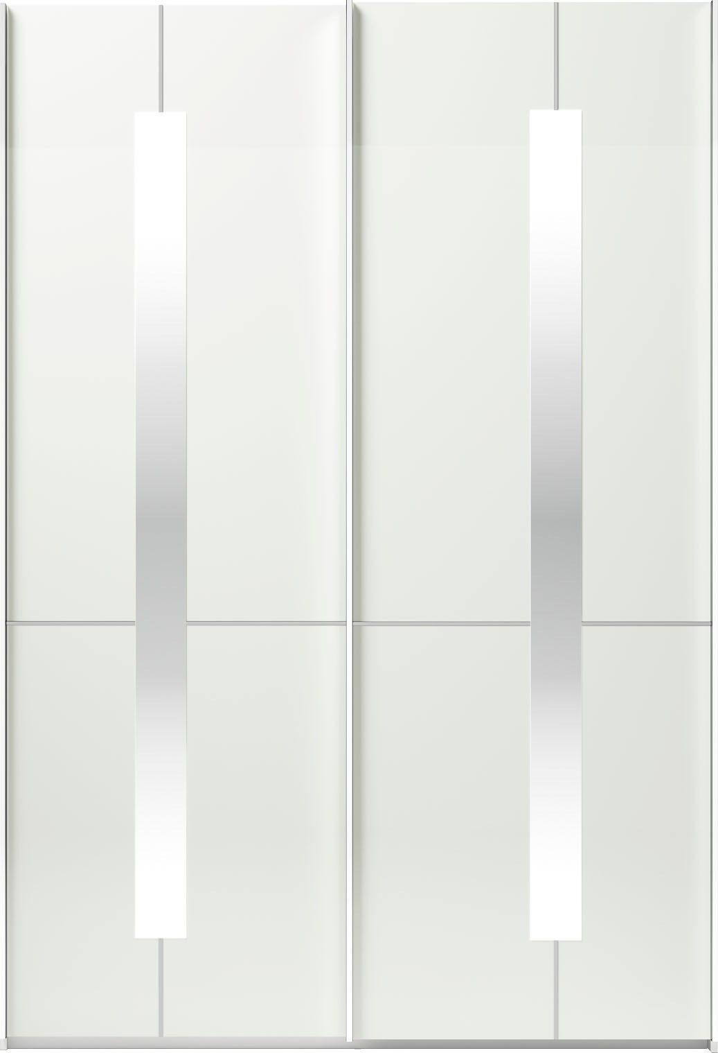 Musterring Schwebetürenschrank »Imola W« inkl. Einlegeböden und Kleiderstangen, mit Glastüren inkl. Zierspiegel