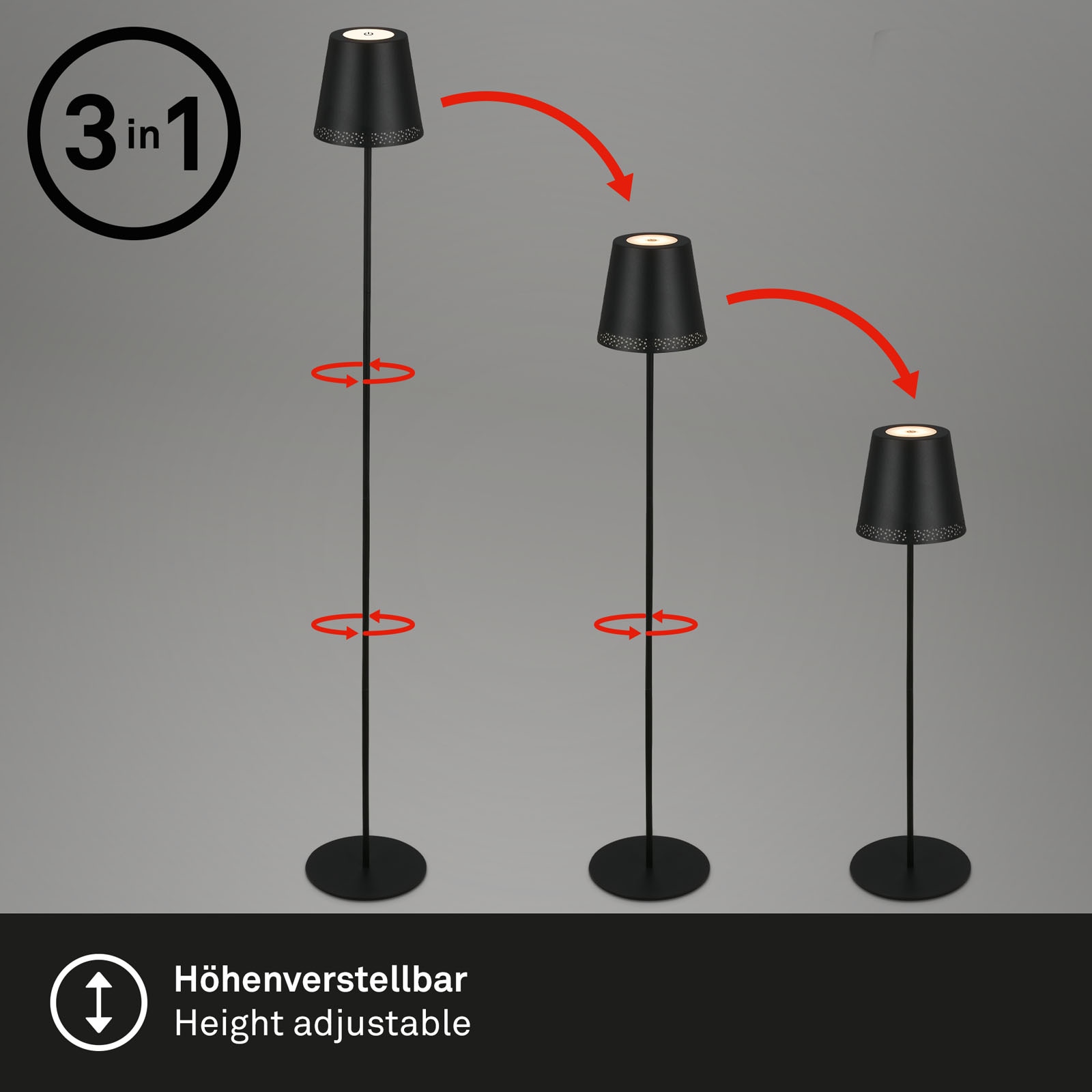 Briloner Leuchten Stehlampe »KIKI«