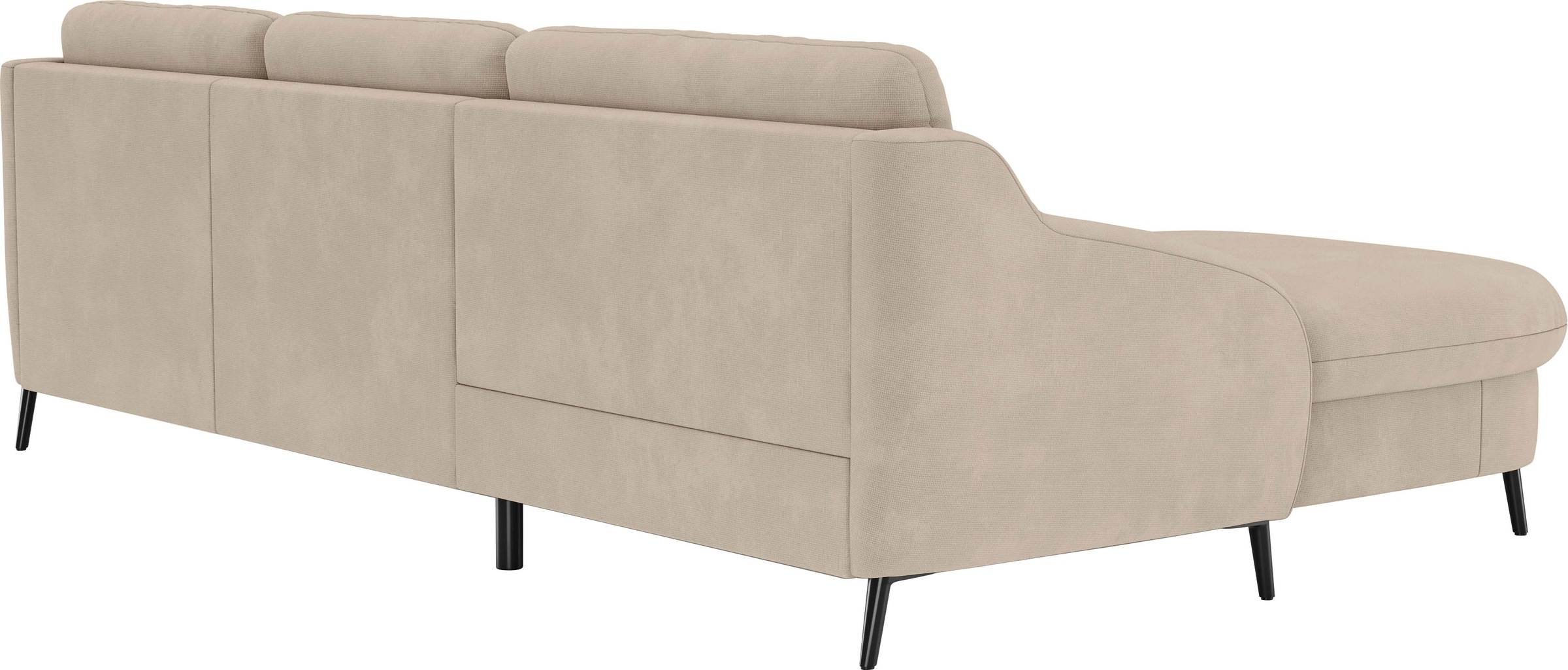 sit&more Ecksofa »Soul L-Form«, wahlweise mit Bettfunktion und Bettkasten oder Schubkasten