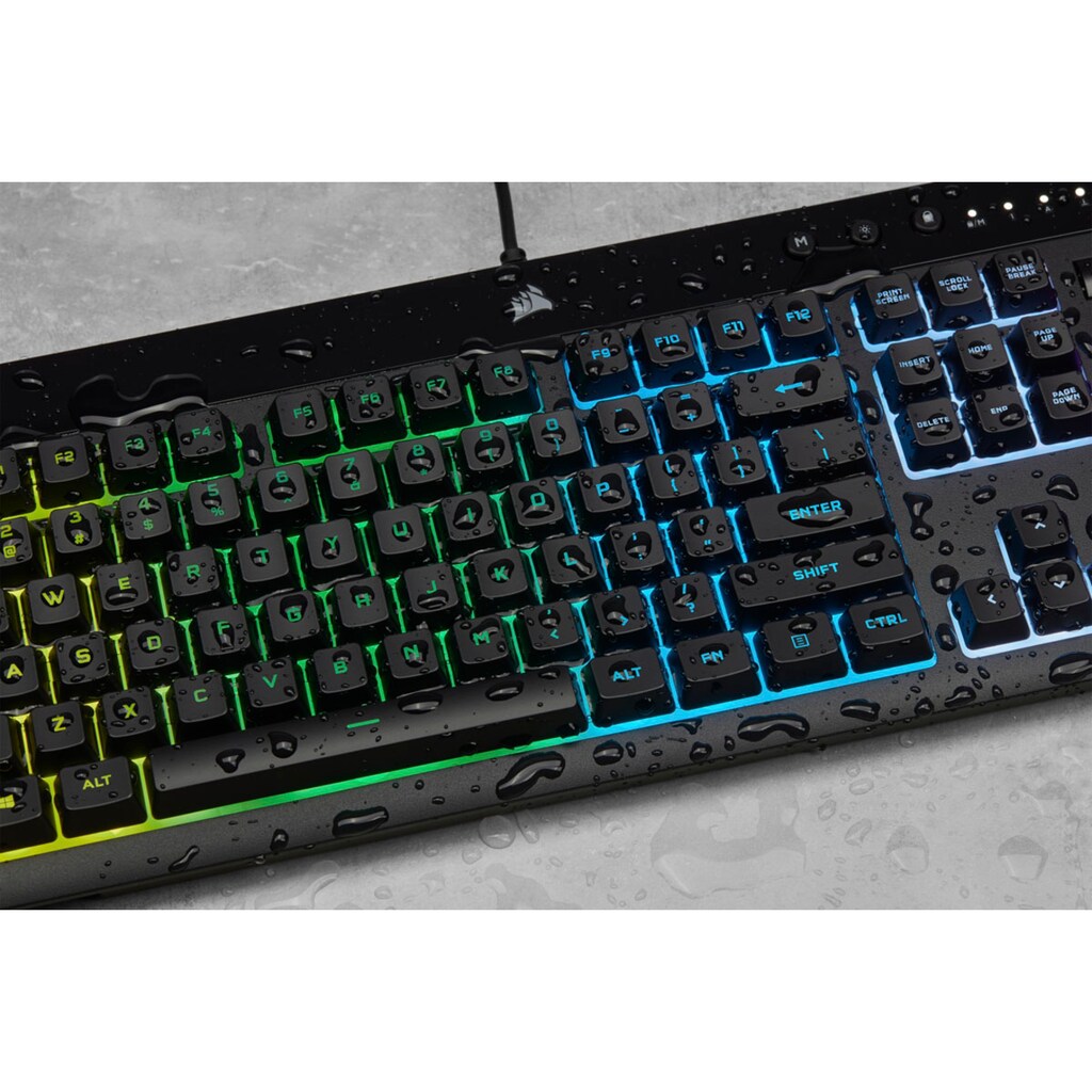 Corsair Gaming-Tastatur »K55 RGB PRO«, (Ziffernblock-USB-Anschluss-Fn-Tasten)