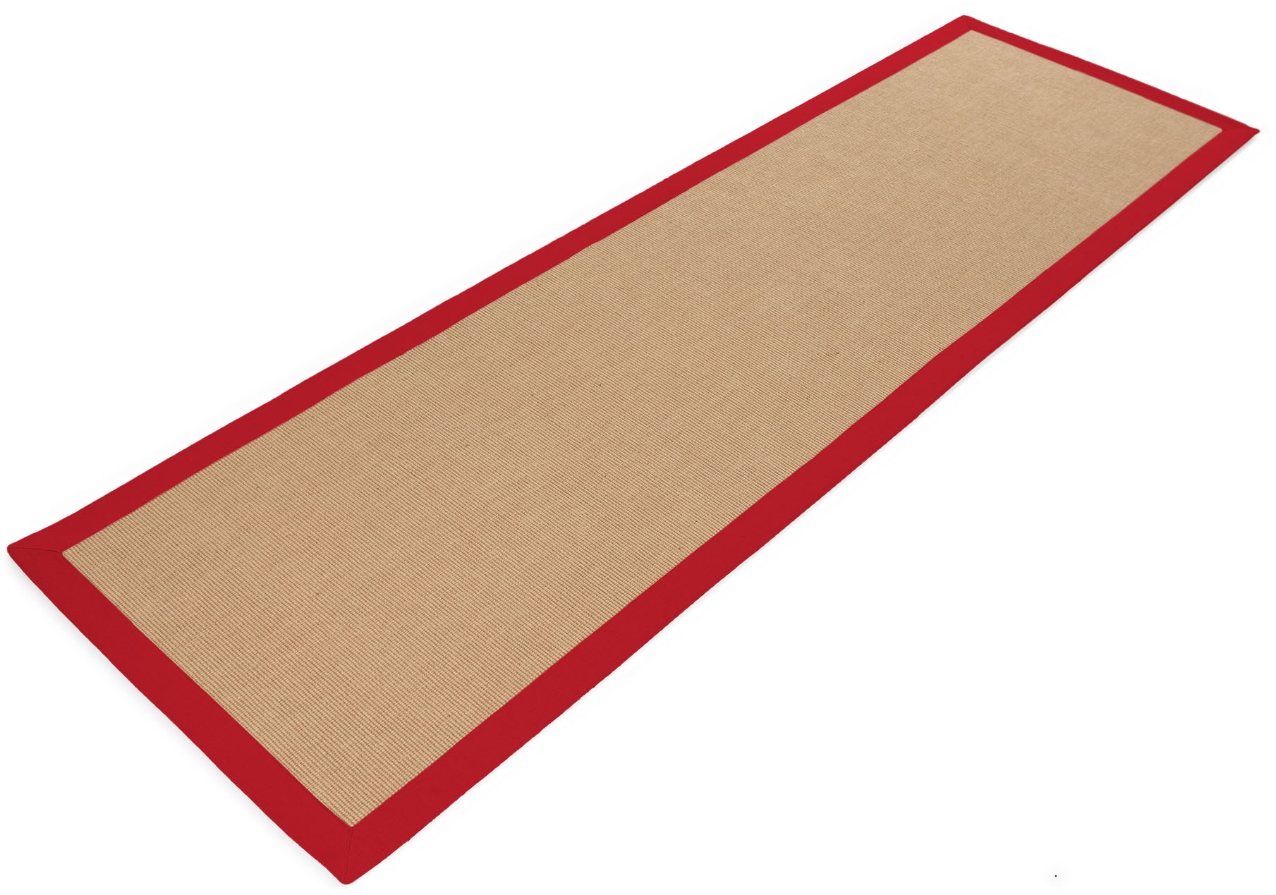 carpetfine Läufer »Sisal«, rechteckig, 5 mm Höhe, mit farbiger Bordüre, Anti Rutsch Rückseite