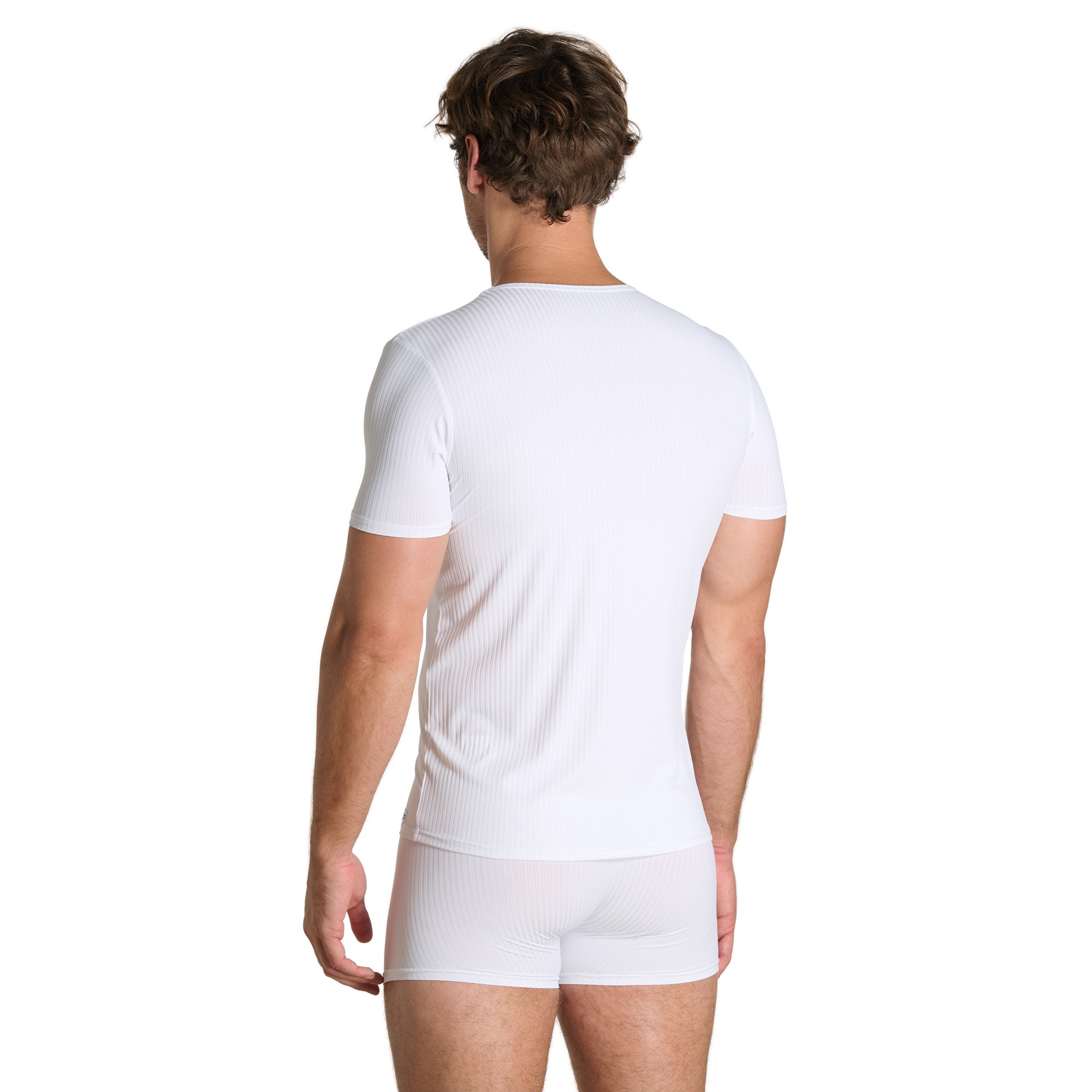 Bruno Banani Rundhalsshirt »ANTISTRESS« Kurzarm, Rundhalsausschnitt, Cotton-Mix