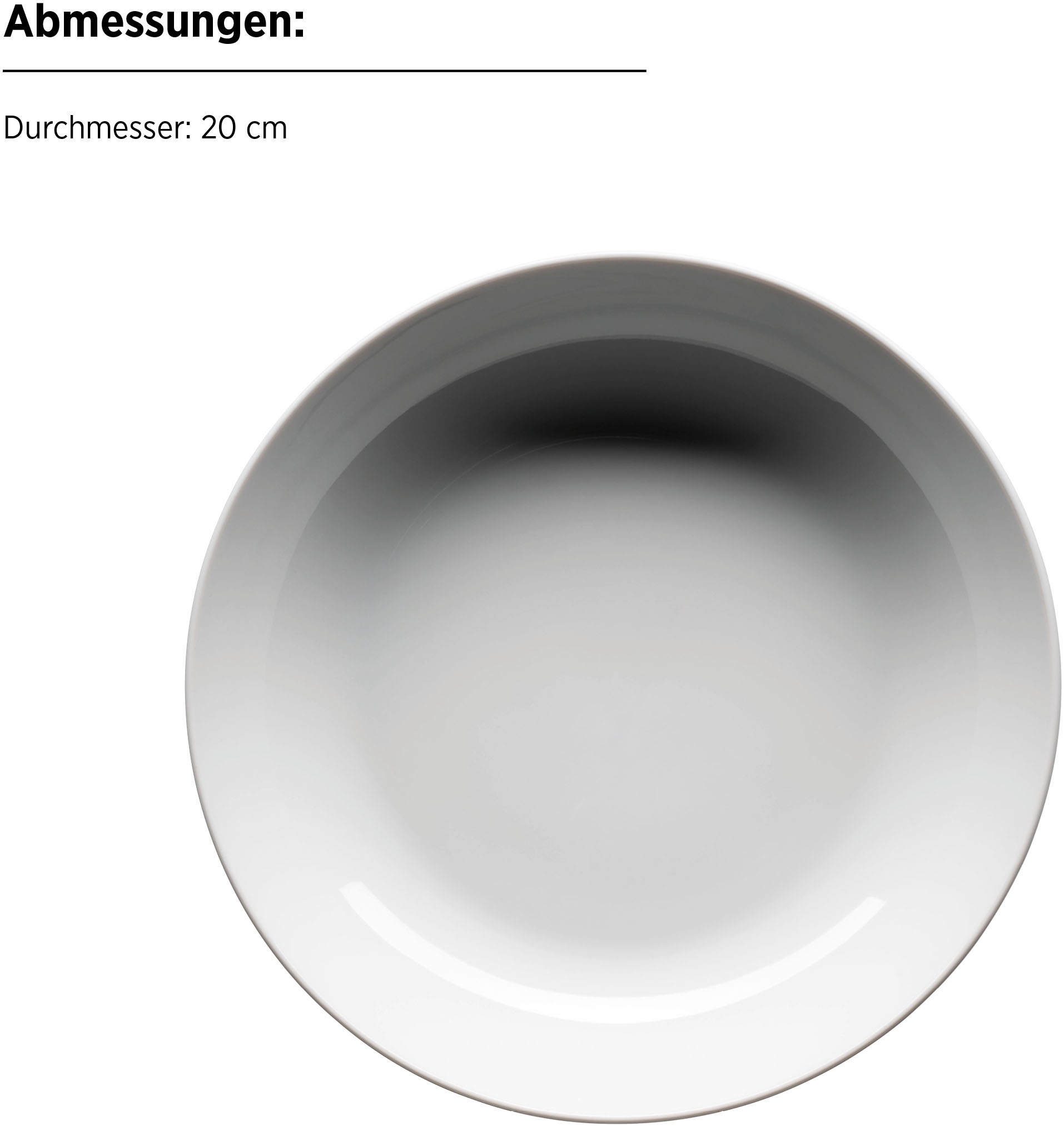 MÄSER Suppenteller »BARCA, Suppenteller Set, Porzellan«