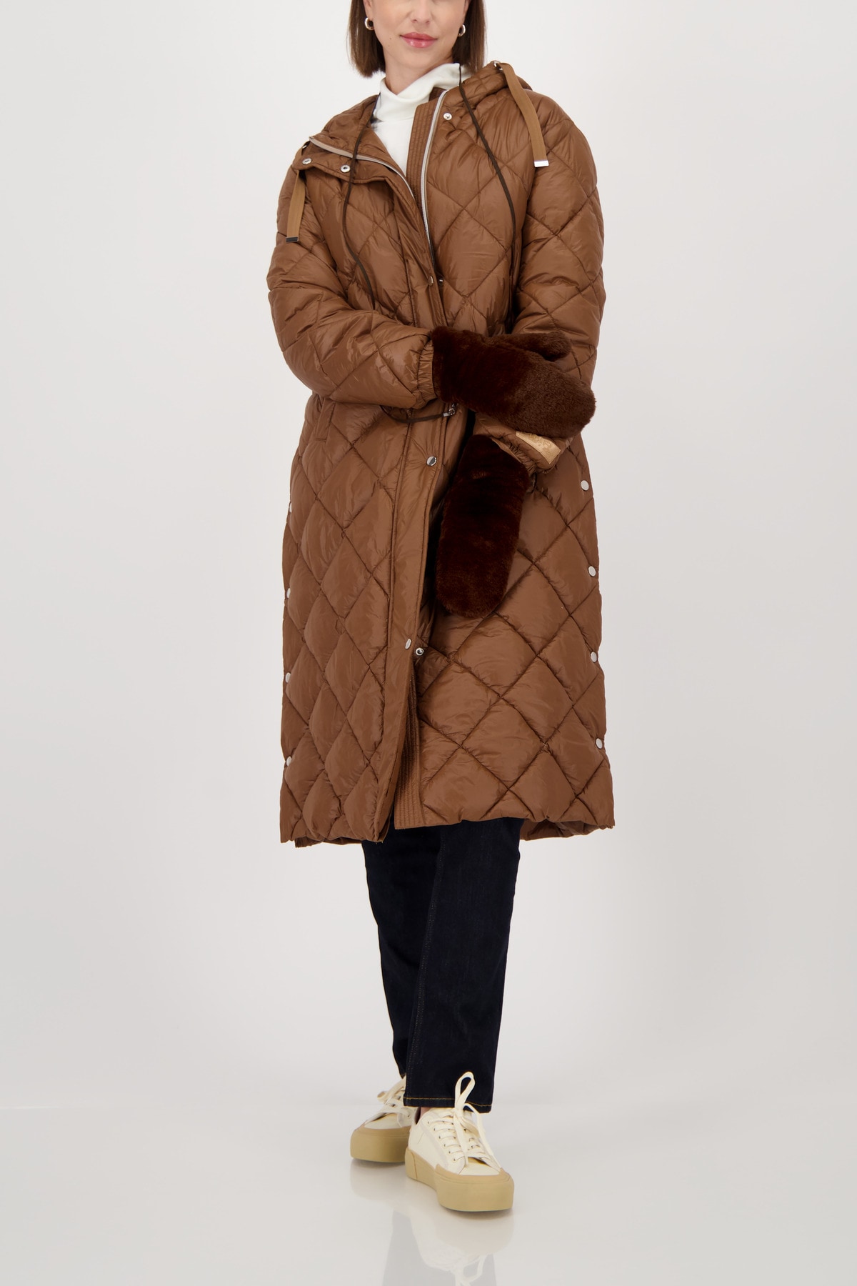 Monari Fäustlinge Regular fit mit Fellimitat