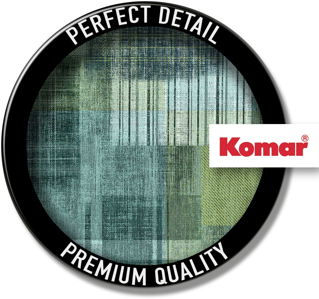 Komar Vliestapete »Digitaldruck Vlies - Patchy Plaid - Größe 200 x 250 cm«, bedruckt, Wohnzimmer, Schlafzimmer
