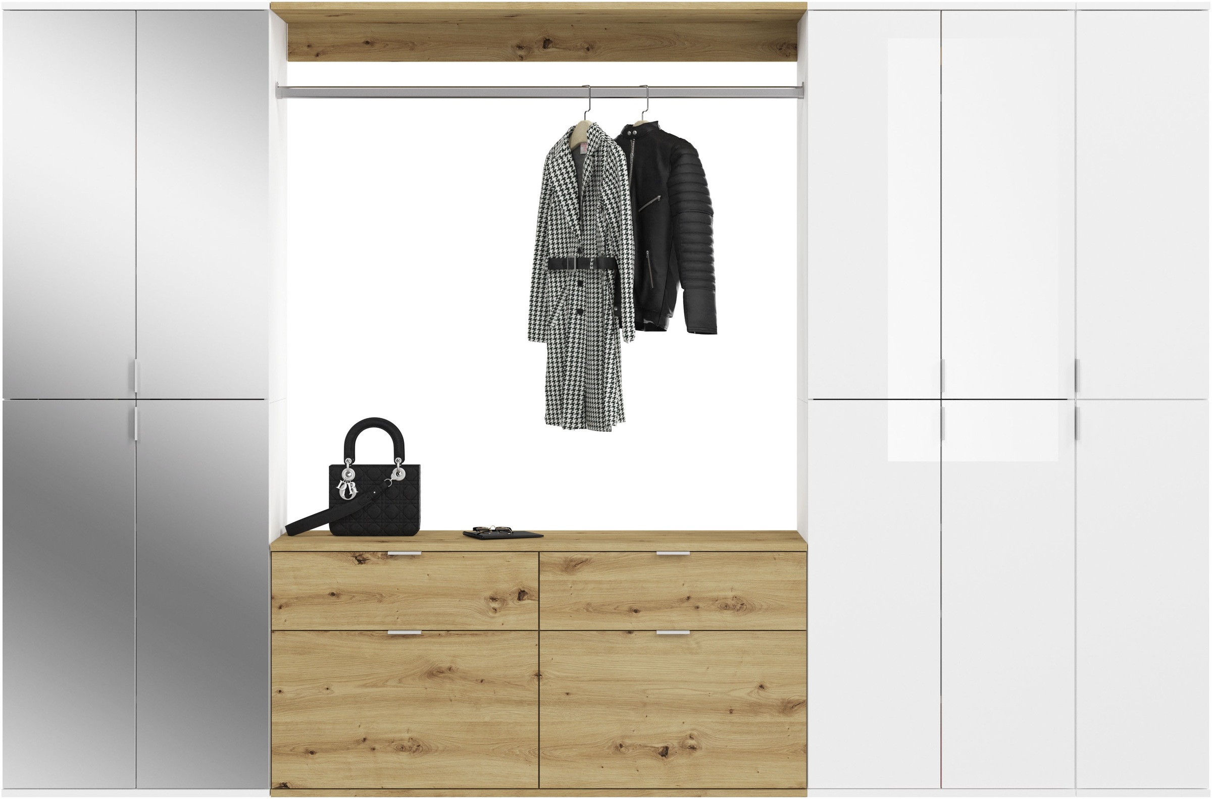 INOSIGN Garderoben-Set »Trondheim, Breite 273 cm, 6-teilig, bestehend aus:« günstig online kaufen