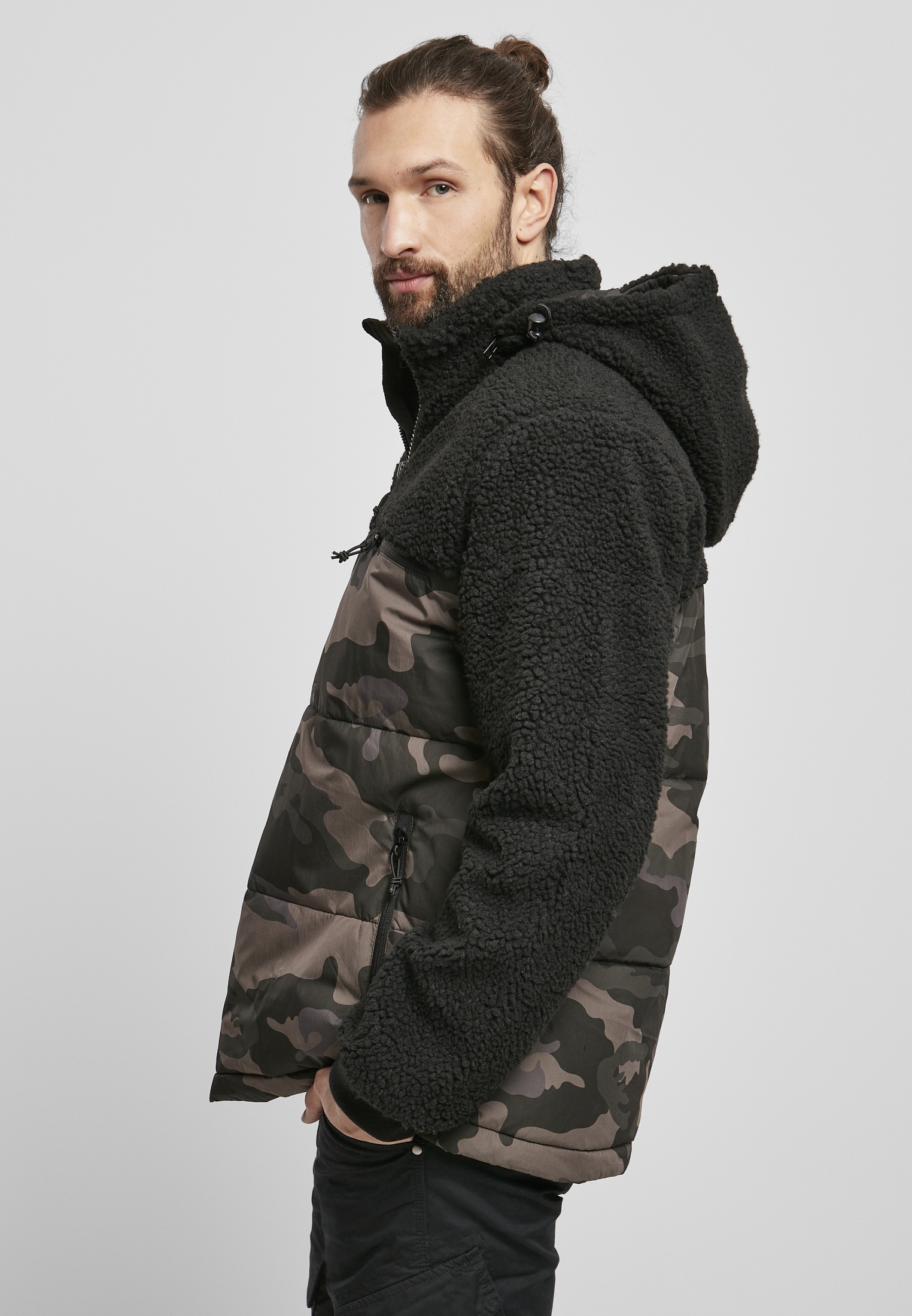 Brandit Allwetterjacke »Brandit Herren Jackson Teddyfleece Jacket« 1 Stk. tlg. ohne Kapuze