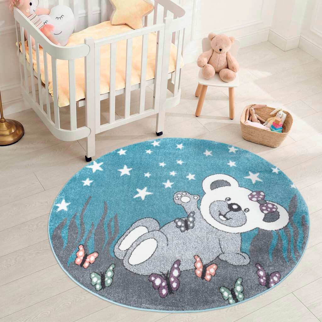 Carpet City Kinderteppich »ANIME916«, rund, 11 mm Höhe, Kinderzimmer Teppic günstig online kaufen