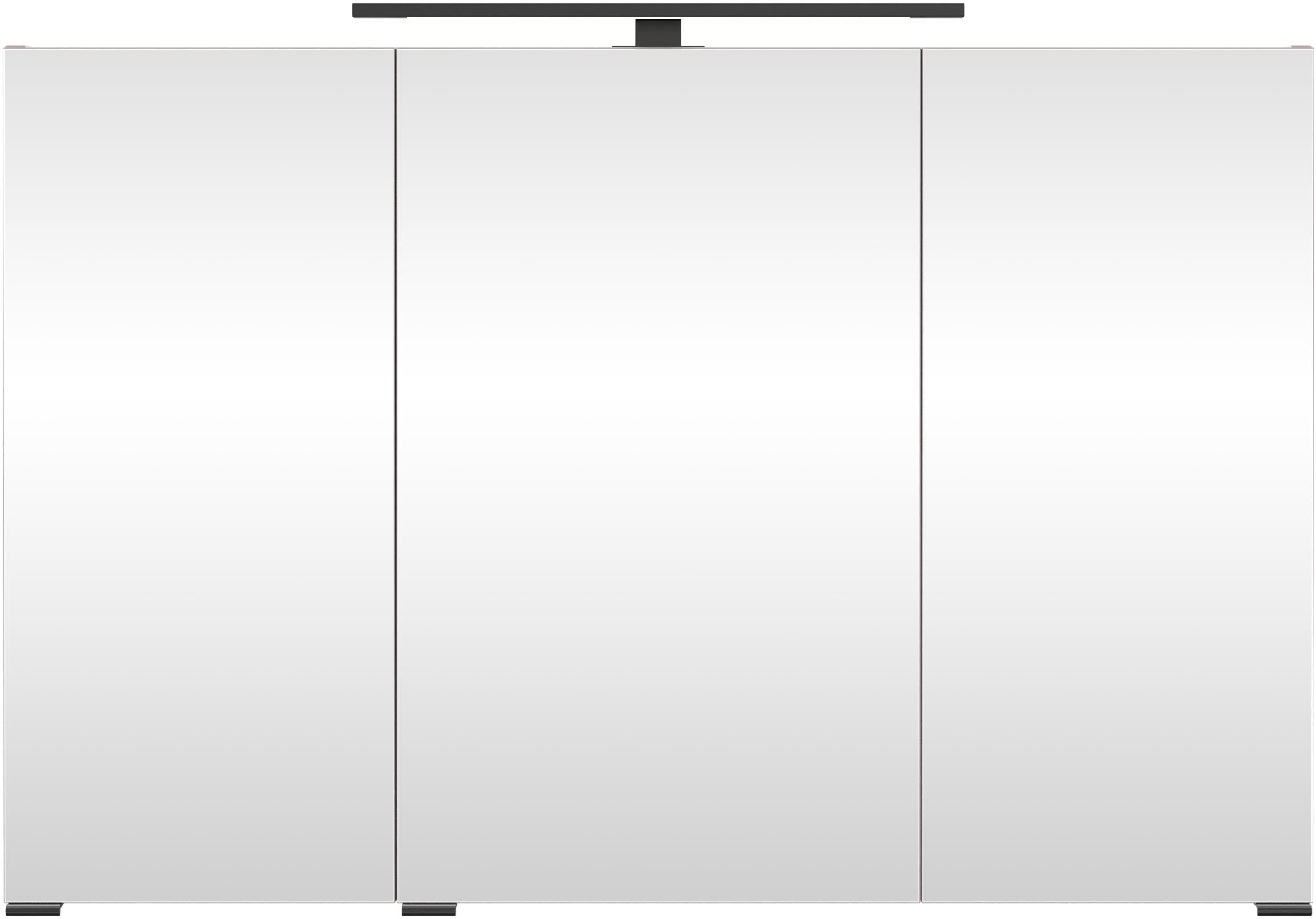 welltime Badmöbel-Set »SALVADA, 3tlg-Set, gedämpfte Scharniere, Softclose, Keramikbecken« Maße (B/T/H): 140/47,5/200 cm, 