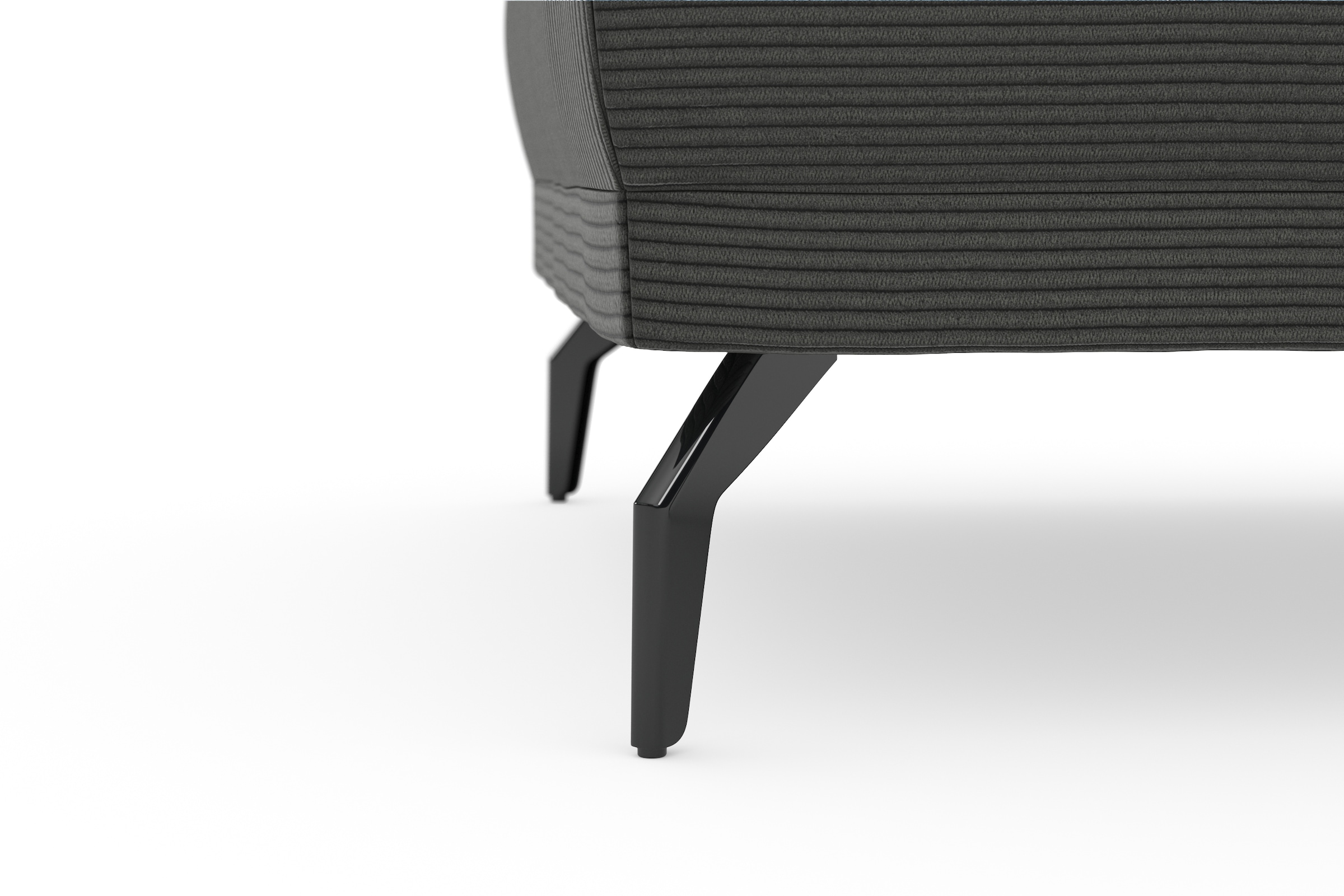 INOSIGN Hocker »Coco«, Cord-Bezug in 2 Ausführungen, Füßen 15 cm hoch