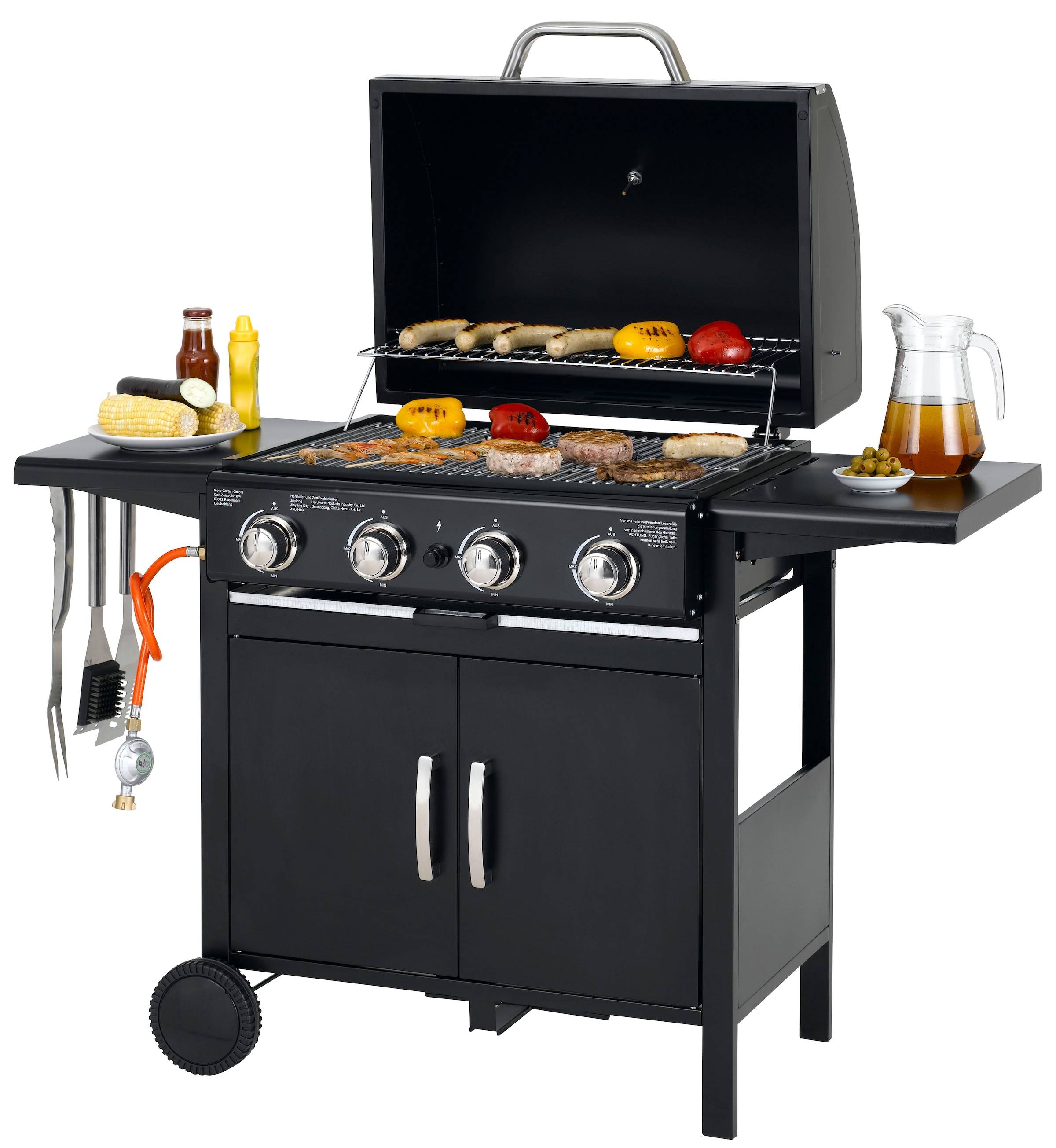 Tepro Gasgrill »Mayfield 4«, mit 4 Edelstahl-Brennern, Grillfläche: ca. 58x44 cm